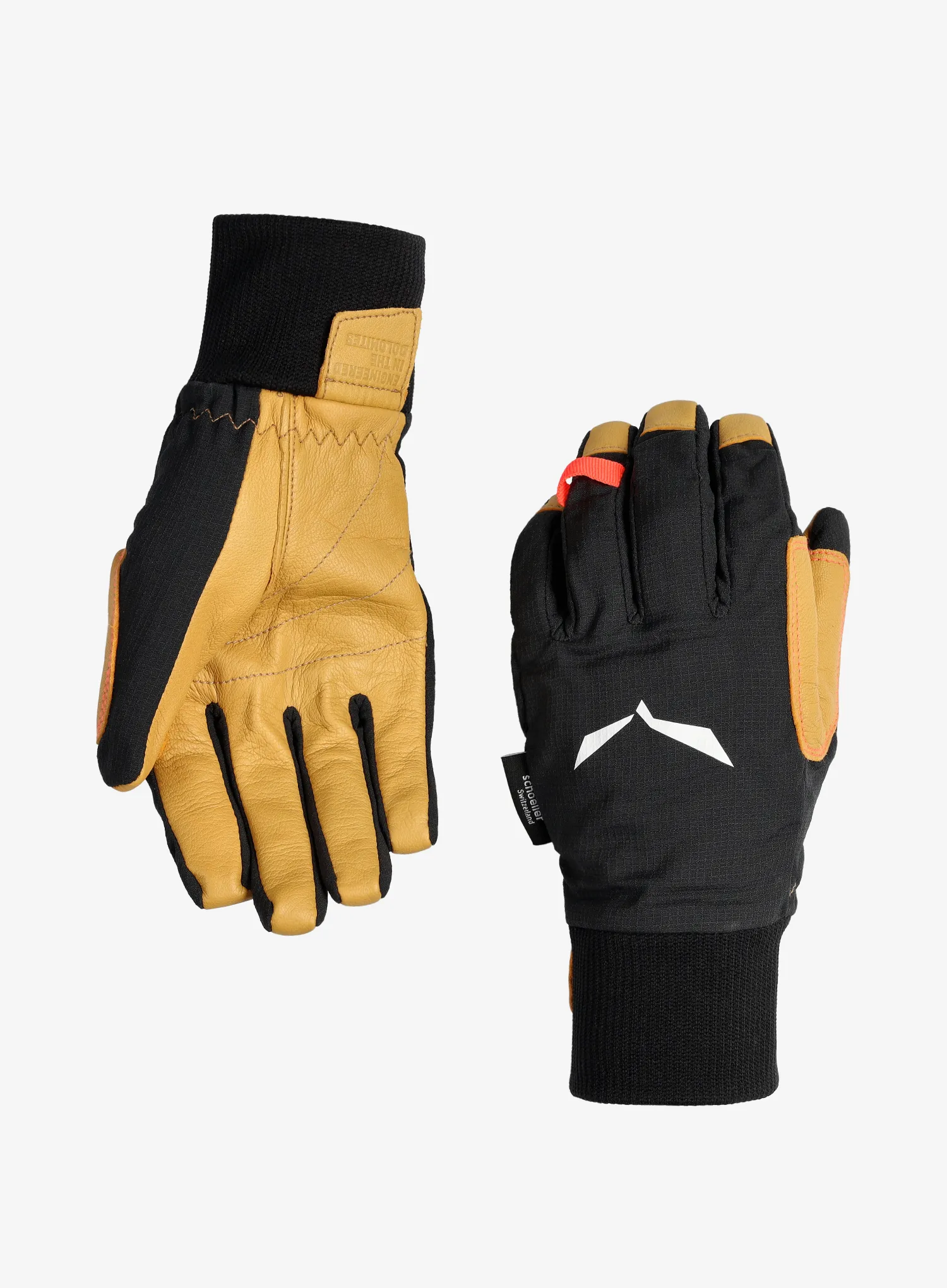Ženske softshell rokavice Salewa Ortles DST/AM Gloves - black out