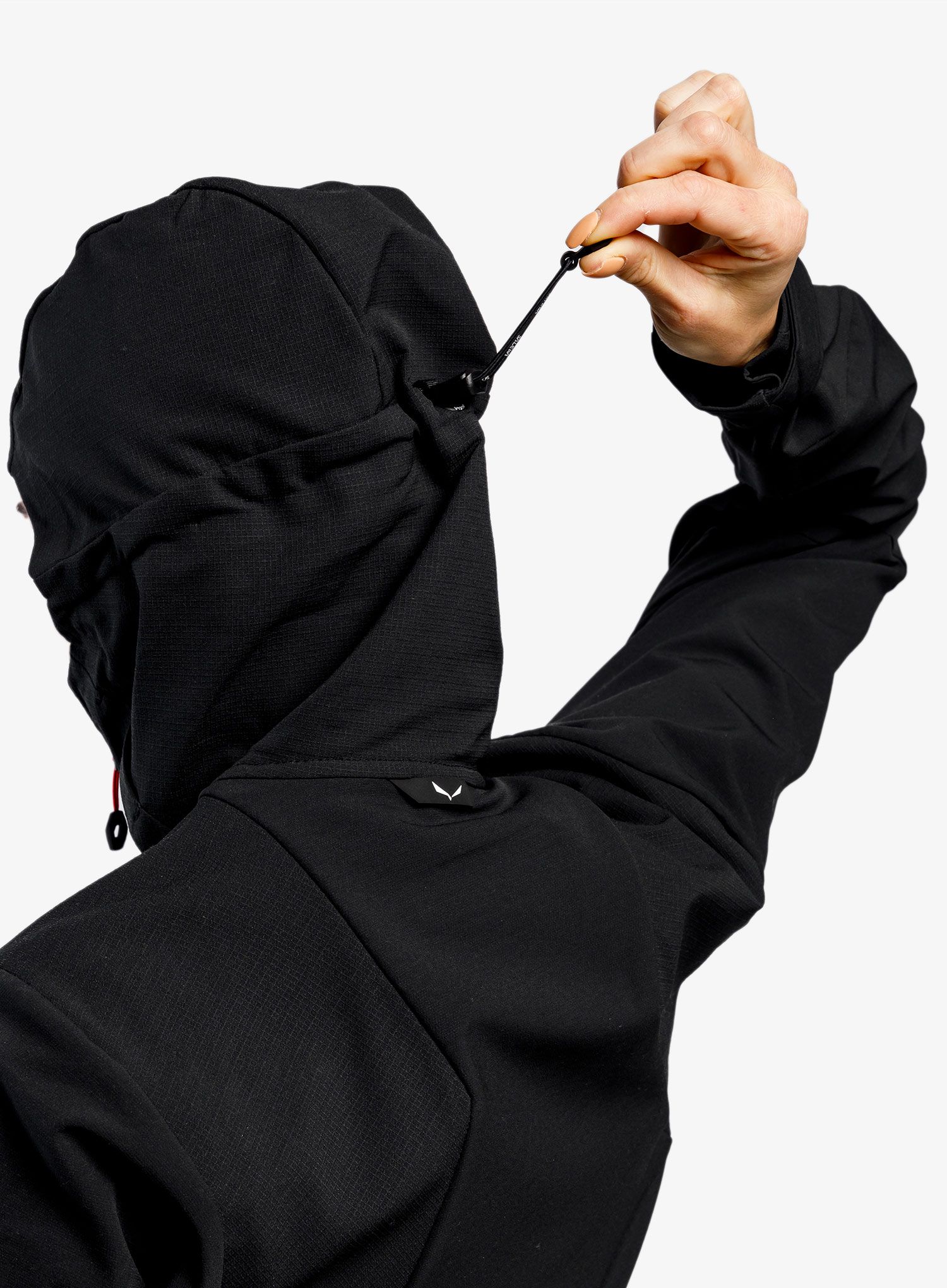 Ženska softshell jakna Salewa Ortles DST Jacket - black out