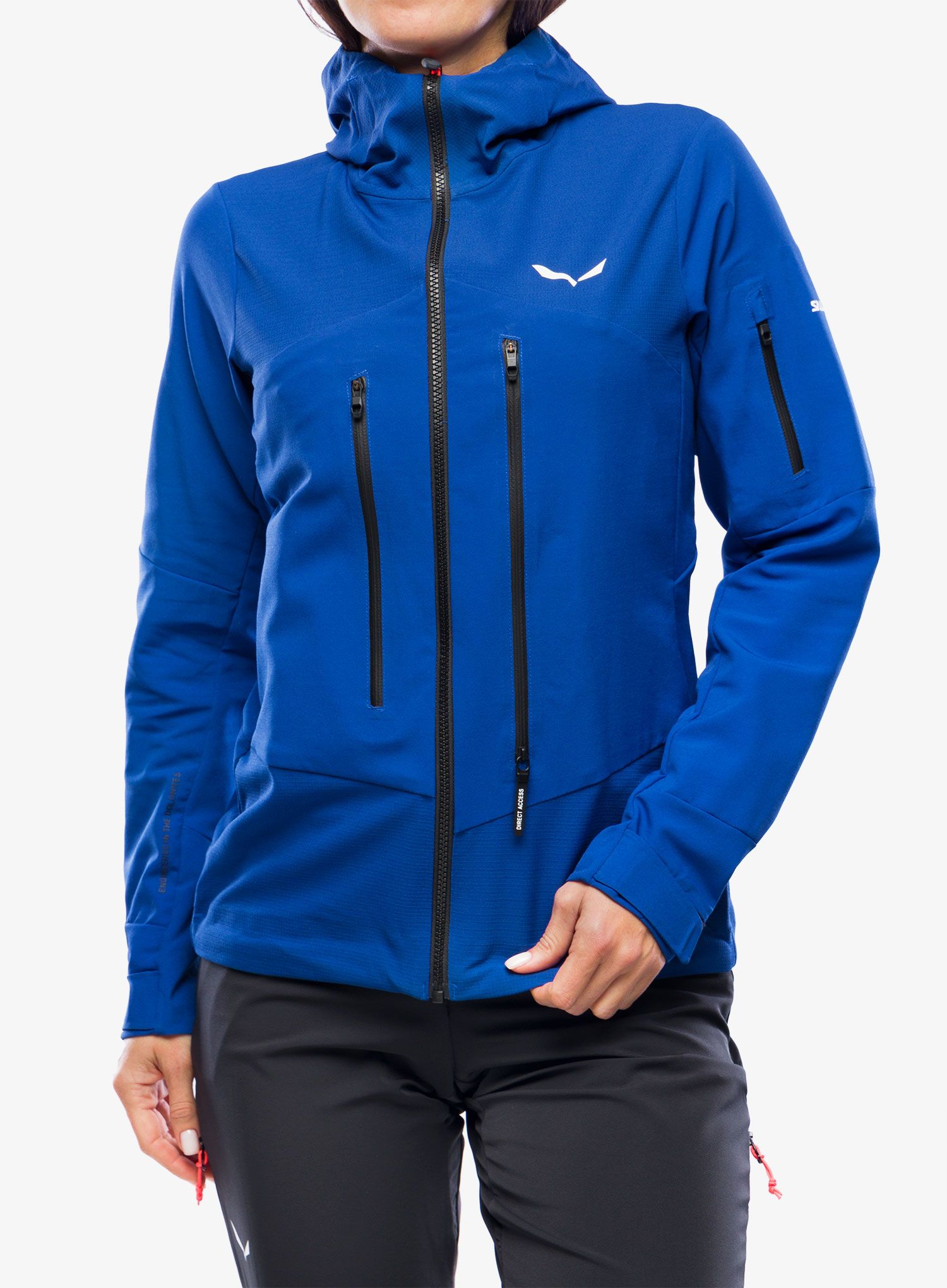 Ženska softshell jakna Salewa Ortles DST Jacket - electric