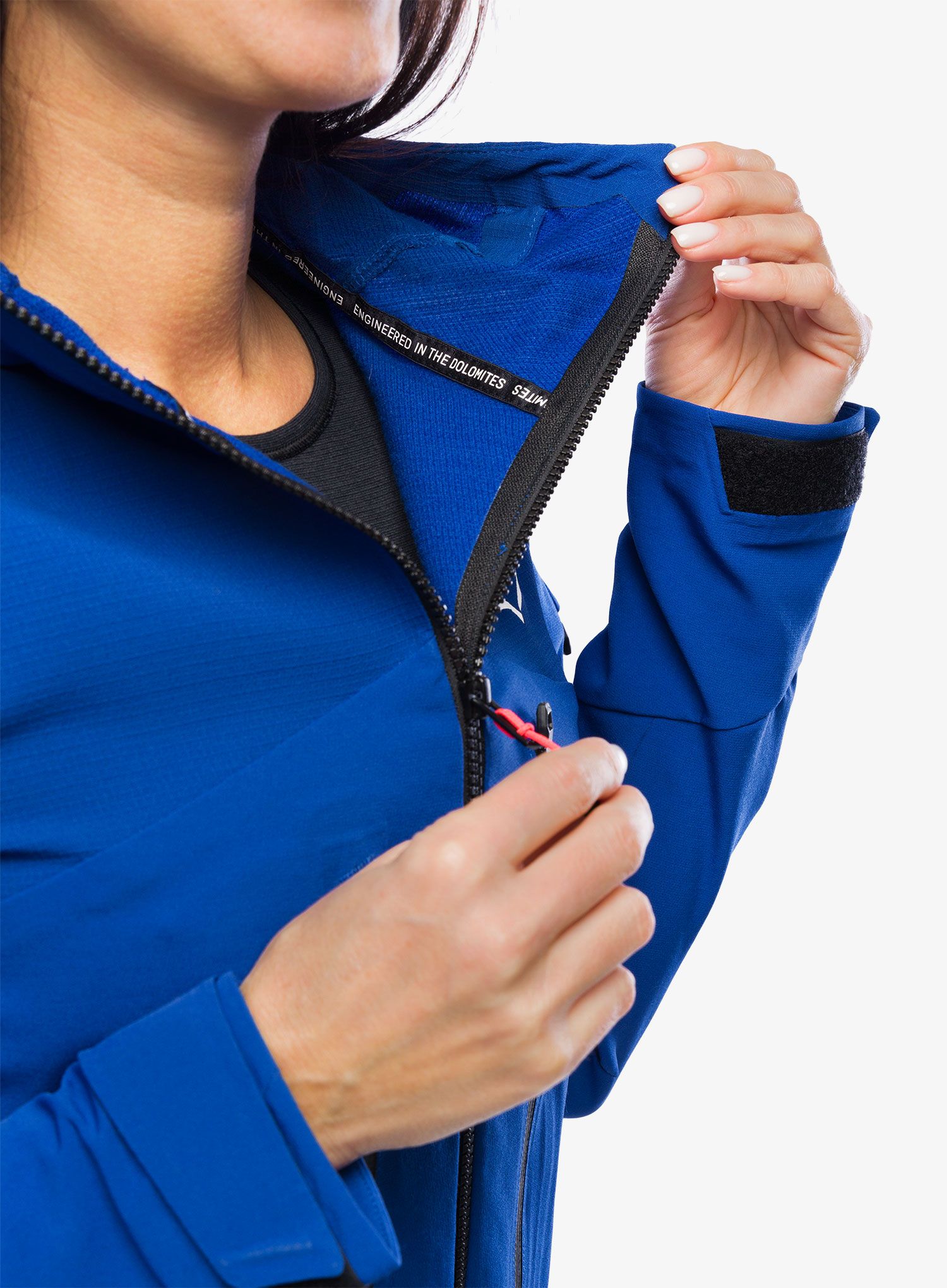 Ženska softshell jakna Salewa Ortles DST Jacket - electric