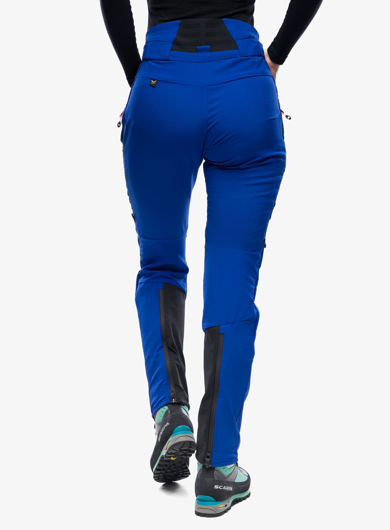Ženske hlače za turno smučanje Salewa Ortles DST Pants - electric