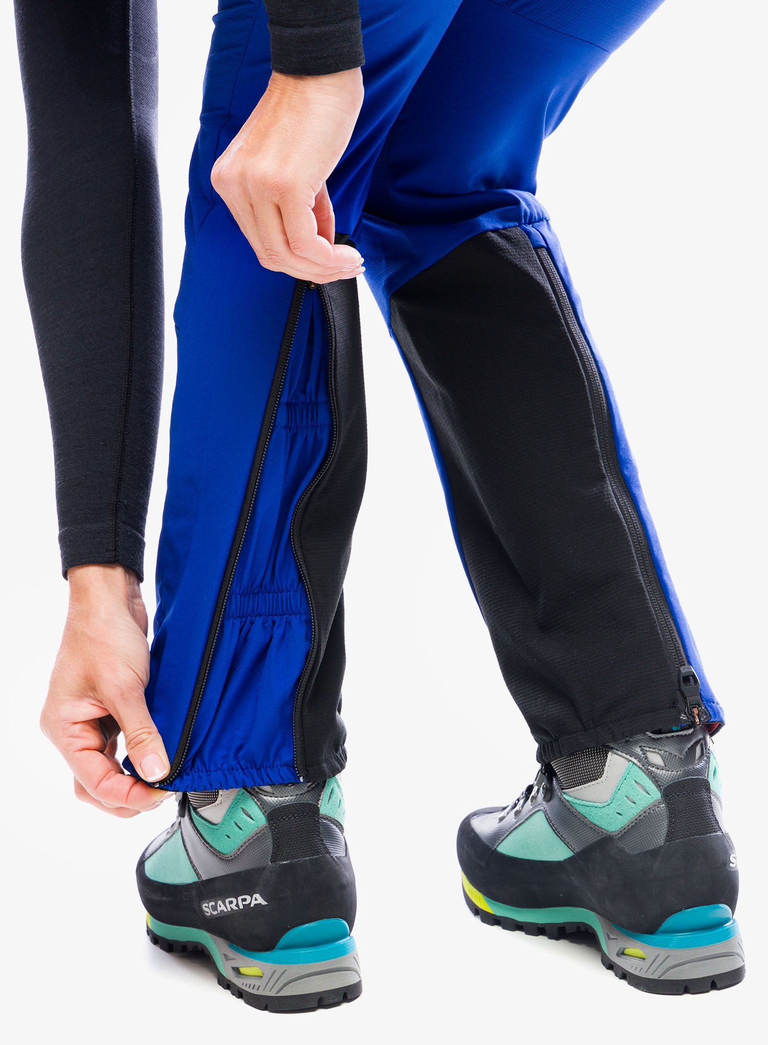 Ženske hlače za turno smučanje Salewa Ortles DST Pants - electric