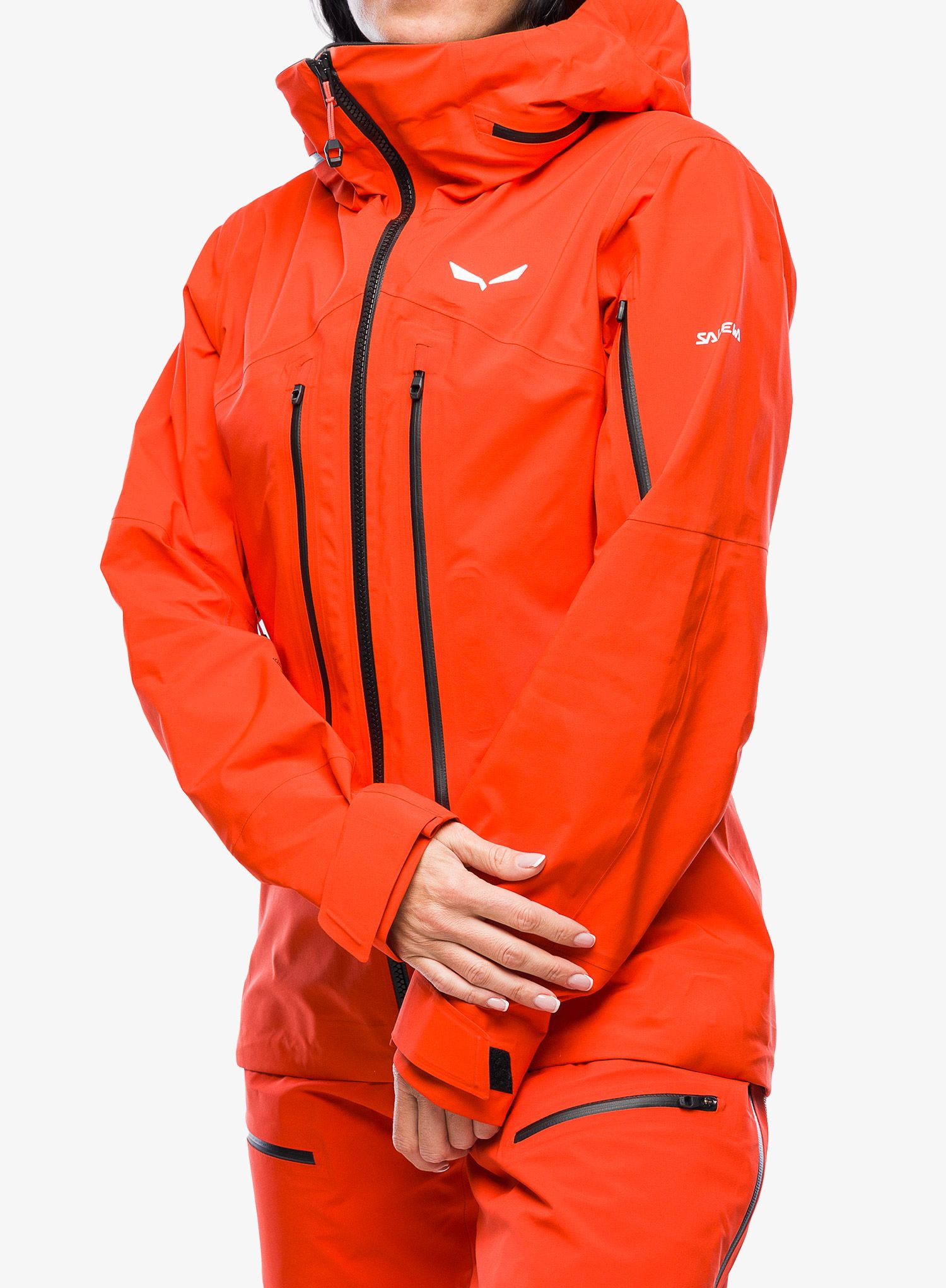Ženska jakna Salewa Ortles GTX Pro Jacket - flame/flame
