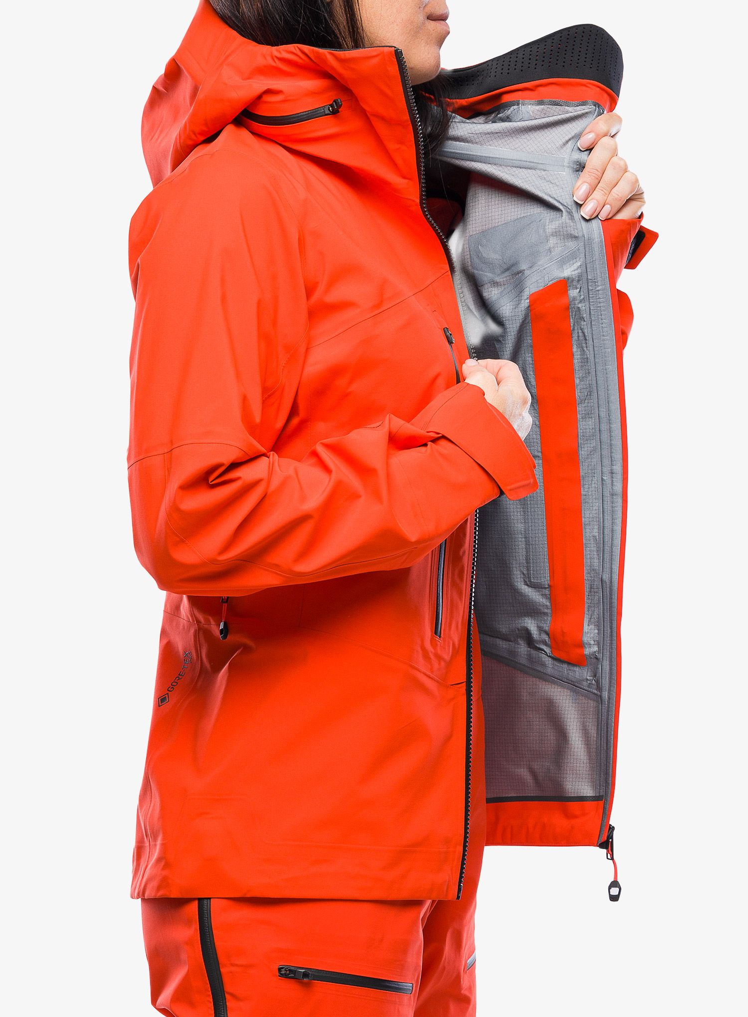 Ženska jakna Salewa Ortles GTX Pro Jacket - flame/flame