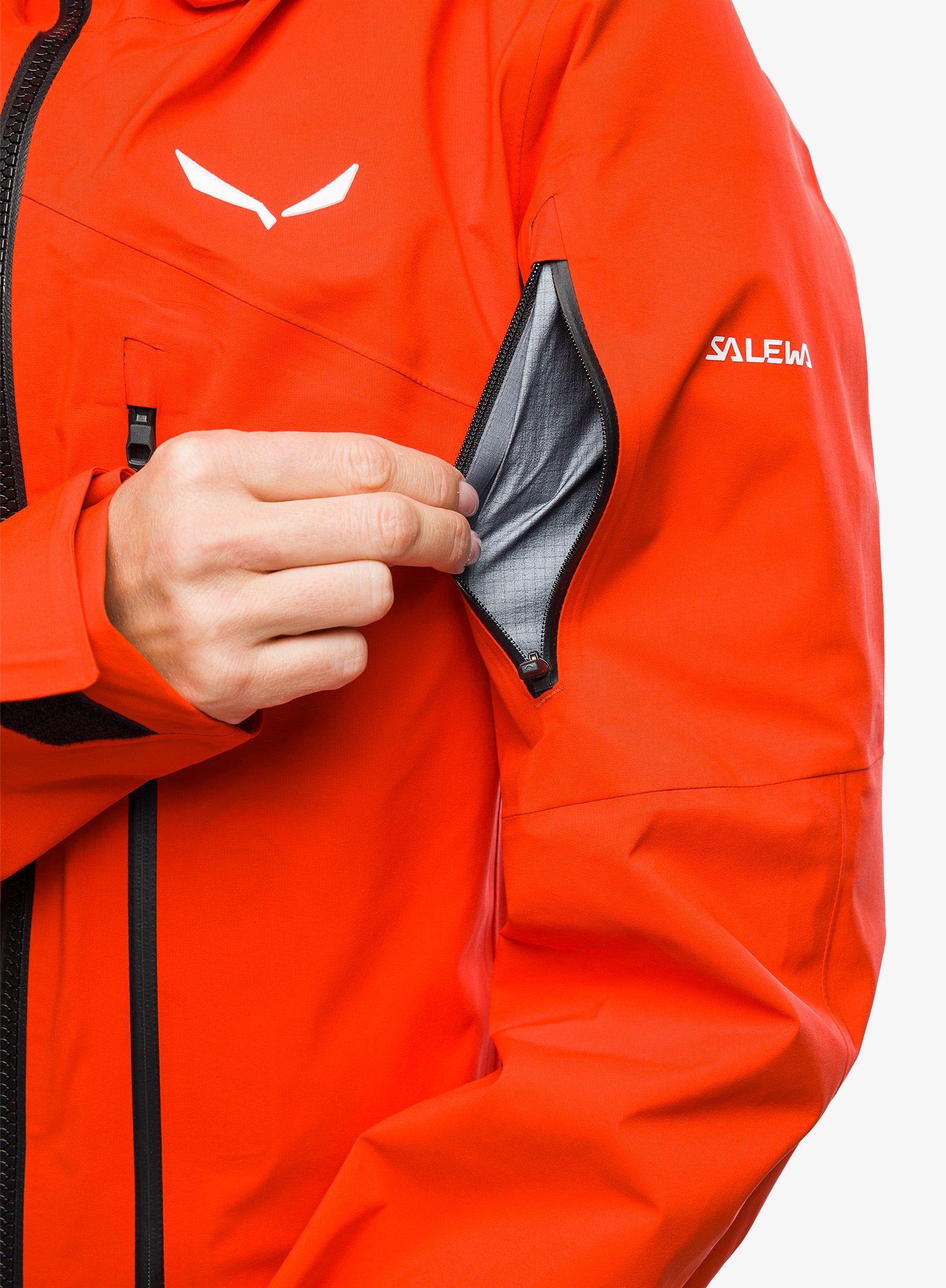 Ženska jakna Salewa Ortles GTX Pro Jacket - flame/flame