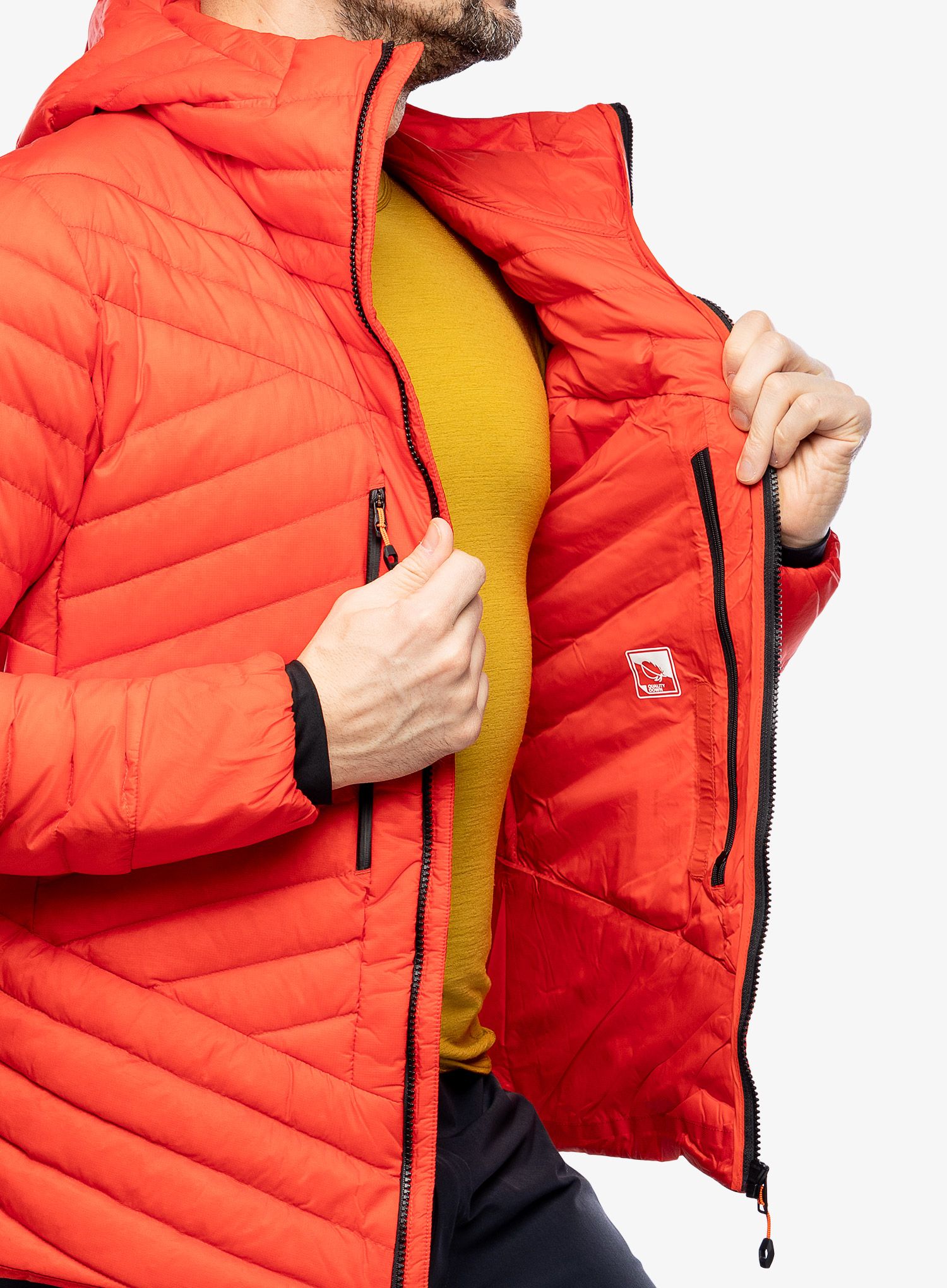 Puhovka Salewa Ortles Hyb RDS Down Jacket - flame