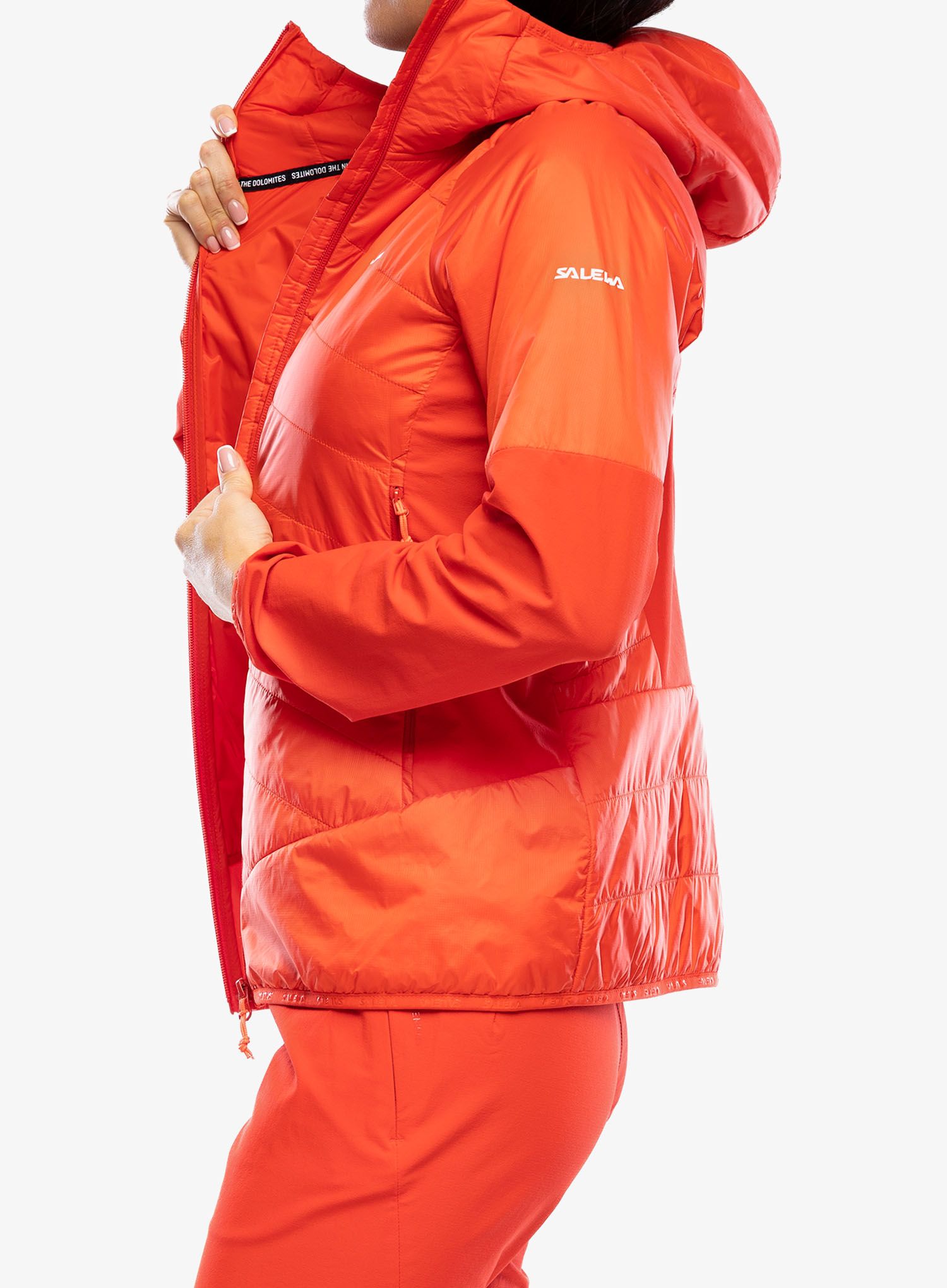 Ženska jakna Salewa Ortles Hyb TWR Jacket - flame