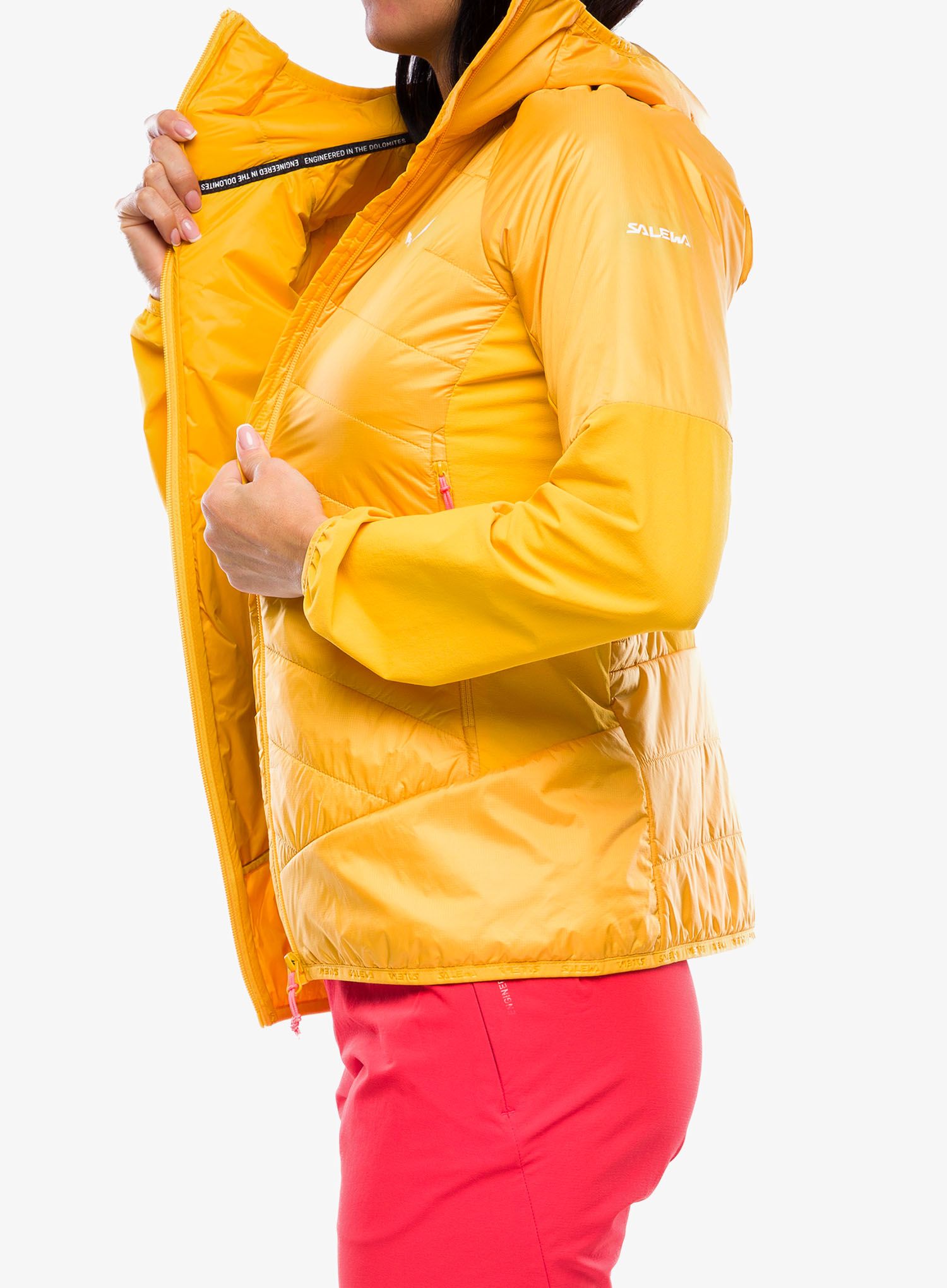 Ženska sintetična jakna Salewa Ortles Hyb TWR Jacket - gold