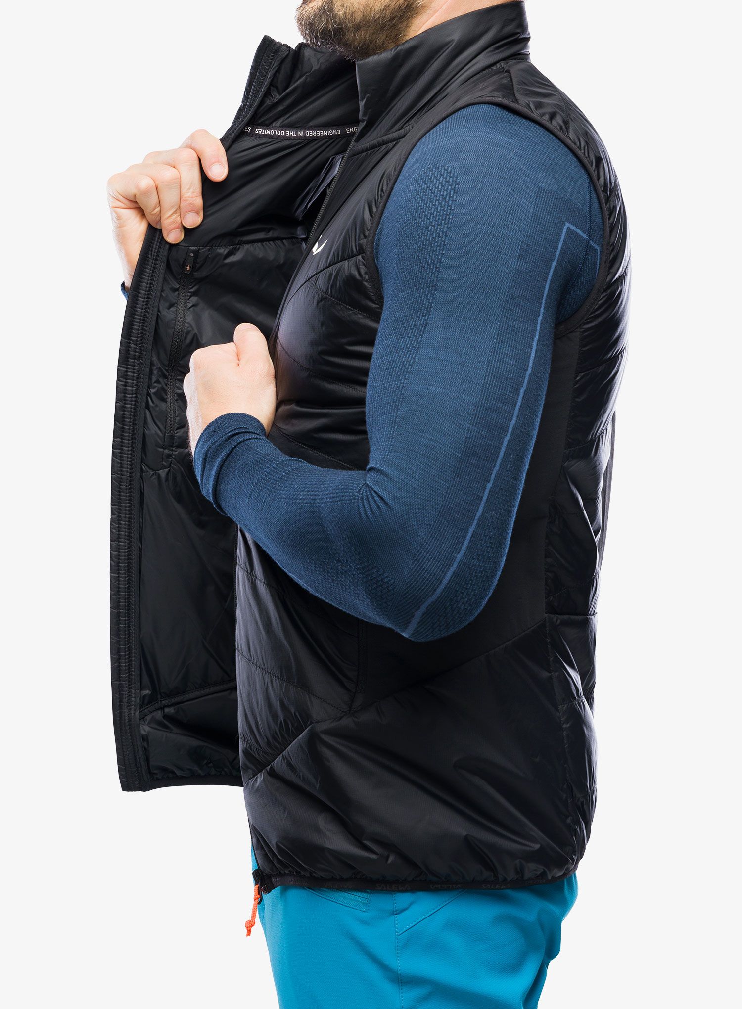 Podložen brezrokavnik Salewa Ortles Hyb TWR Vest - black out