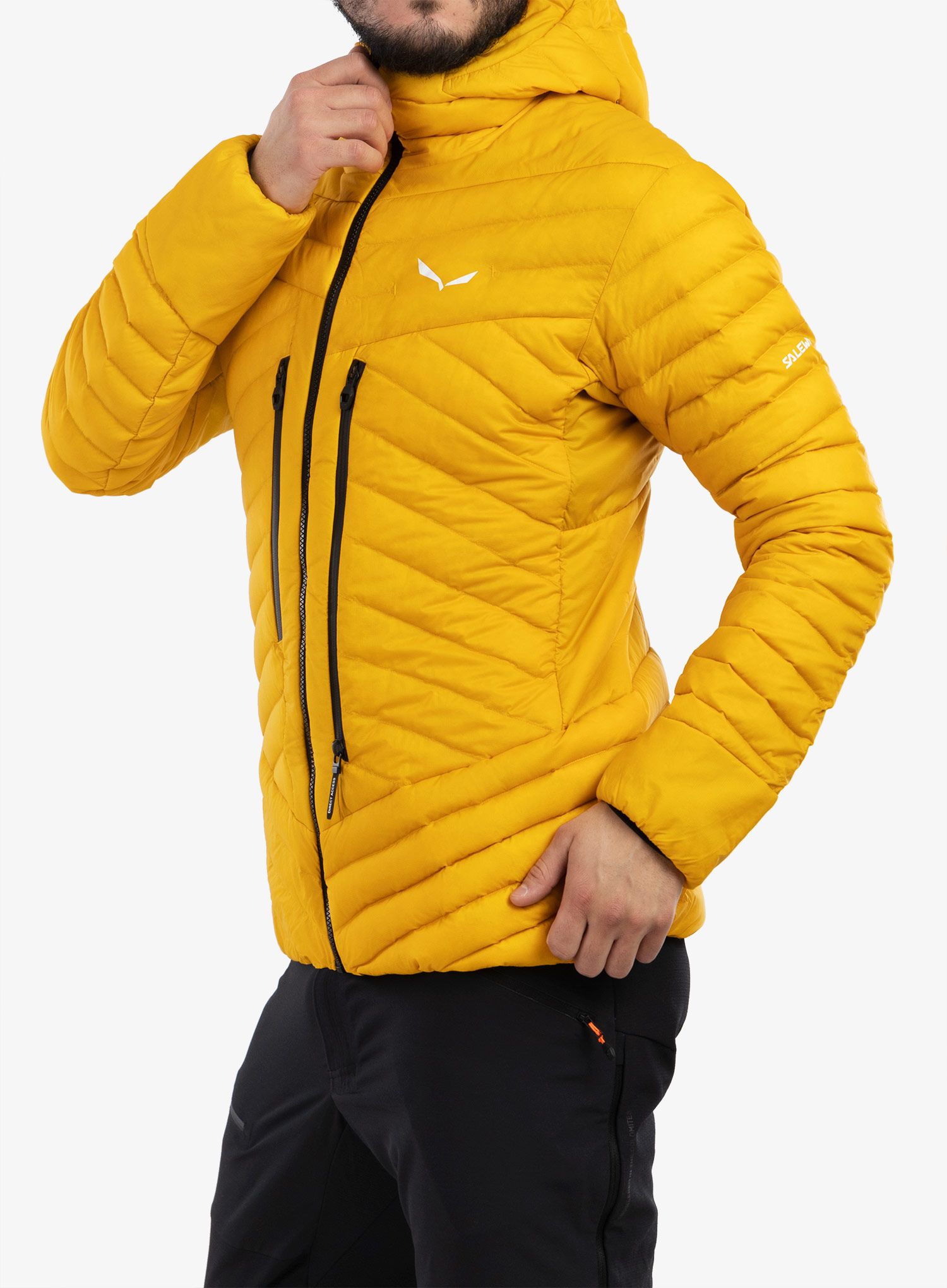 Hibridna jakna Salewa Ortles Hyb RDS Down Jacket - gold