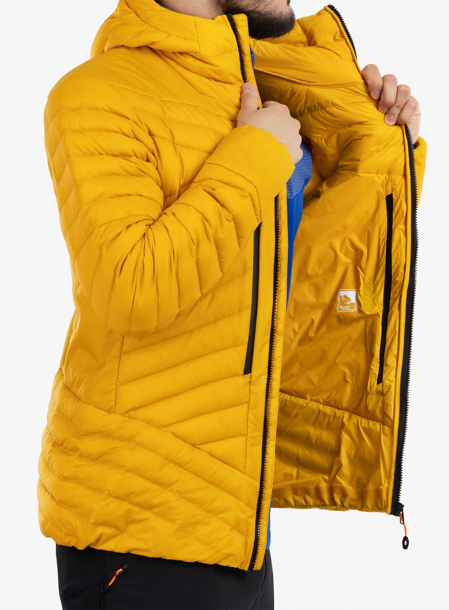 Hibridna jakna Salewa Ortles Hyb RDS Down Jacket - gold