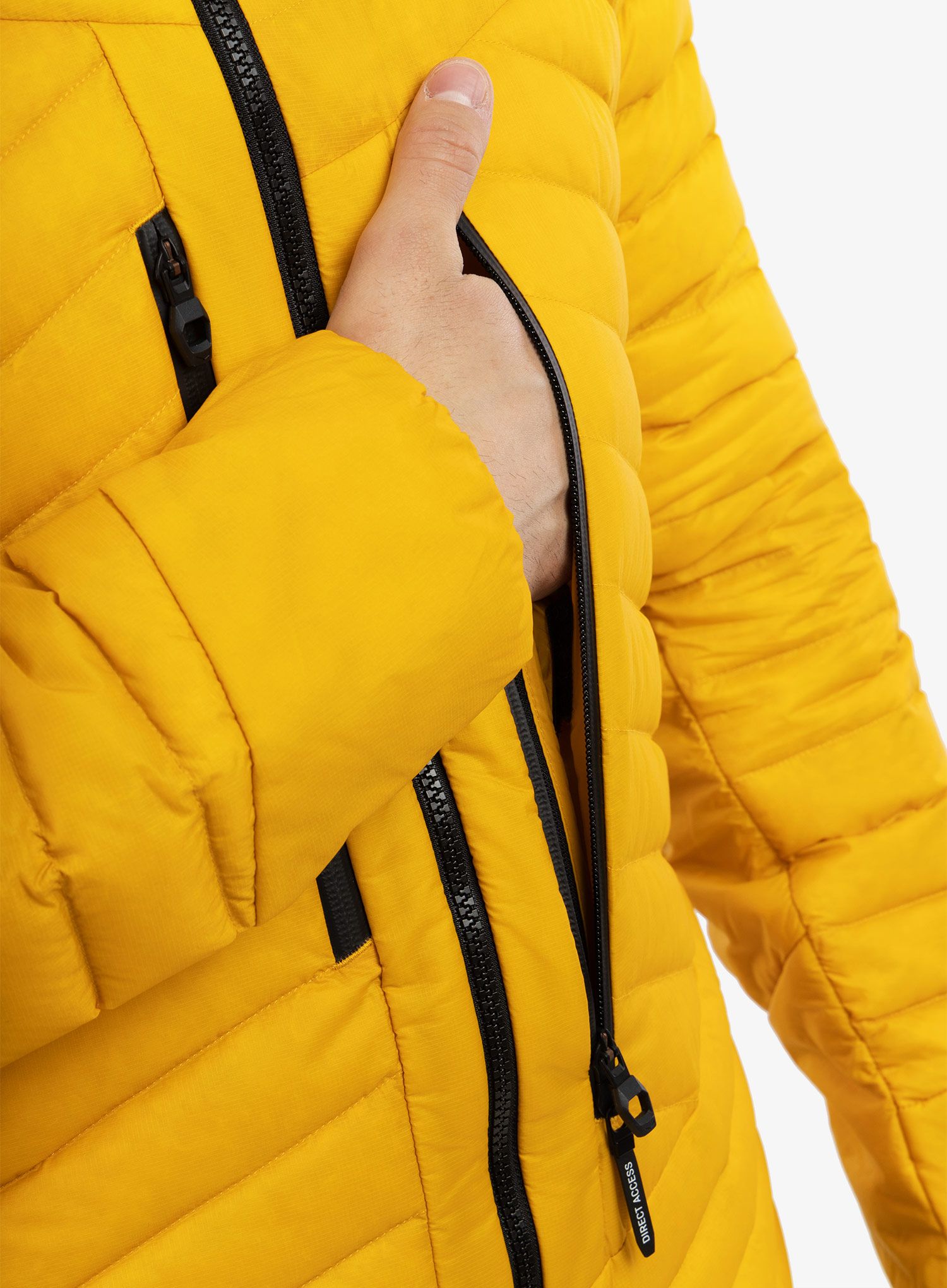 Hibridna jakna Salewa Ortles Hyb RDS Down Jacket - gold