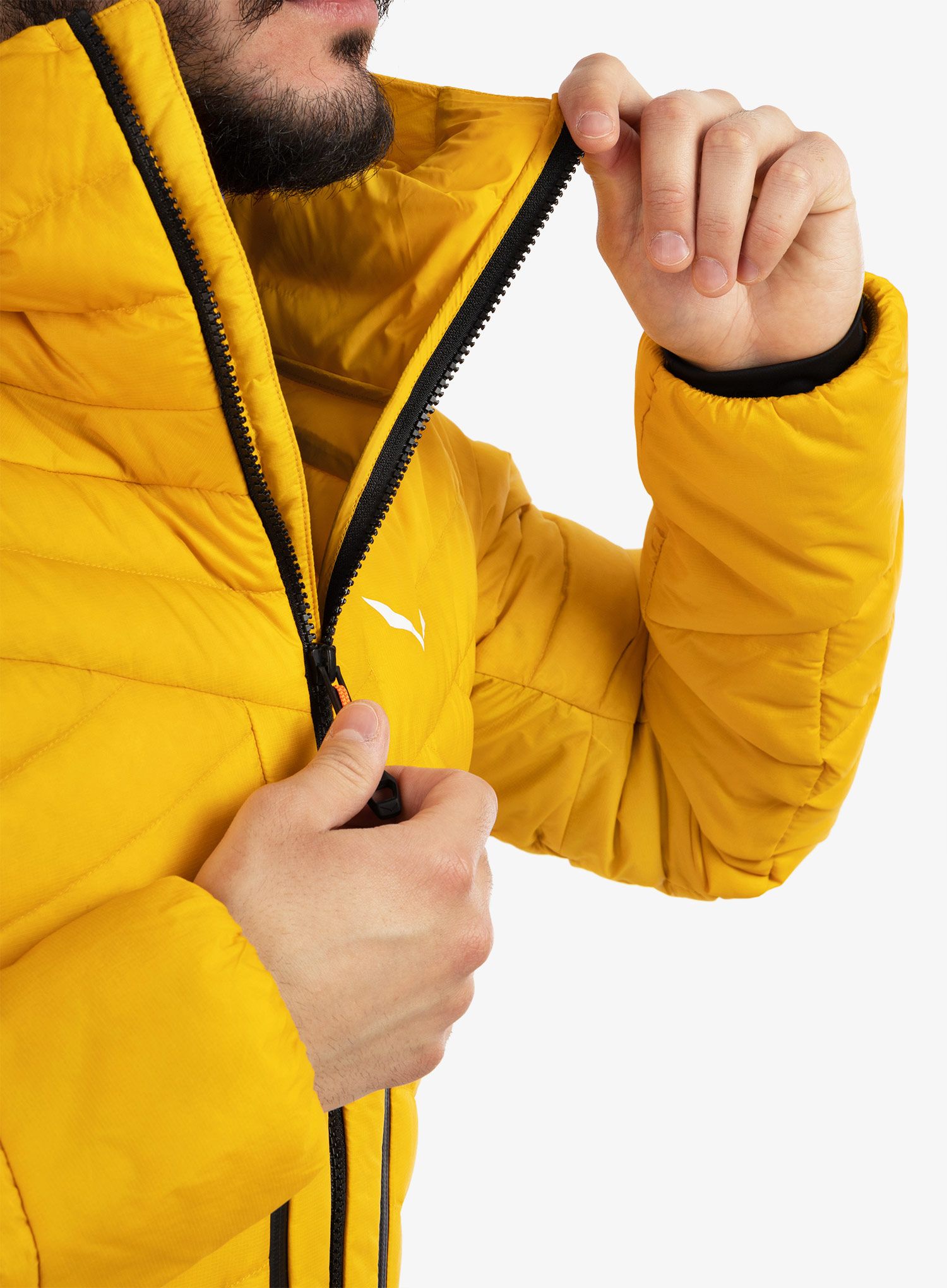 Hibridna jakna Salewa Ortles Hyb RDS Down Jacket - gold