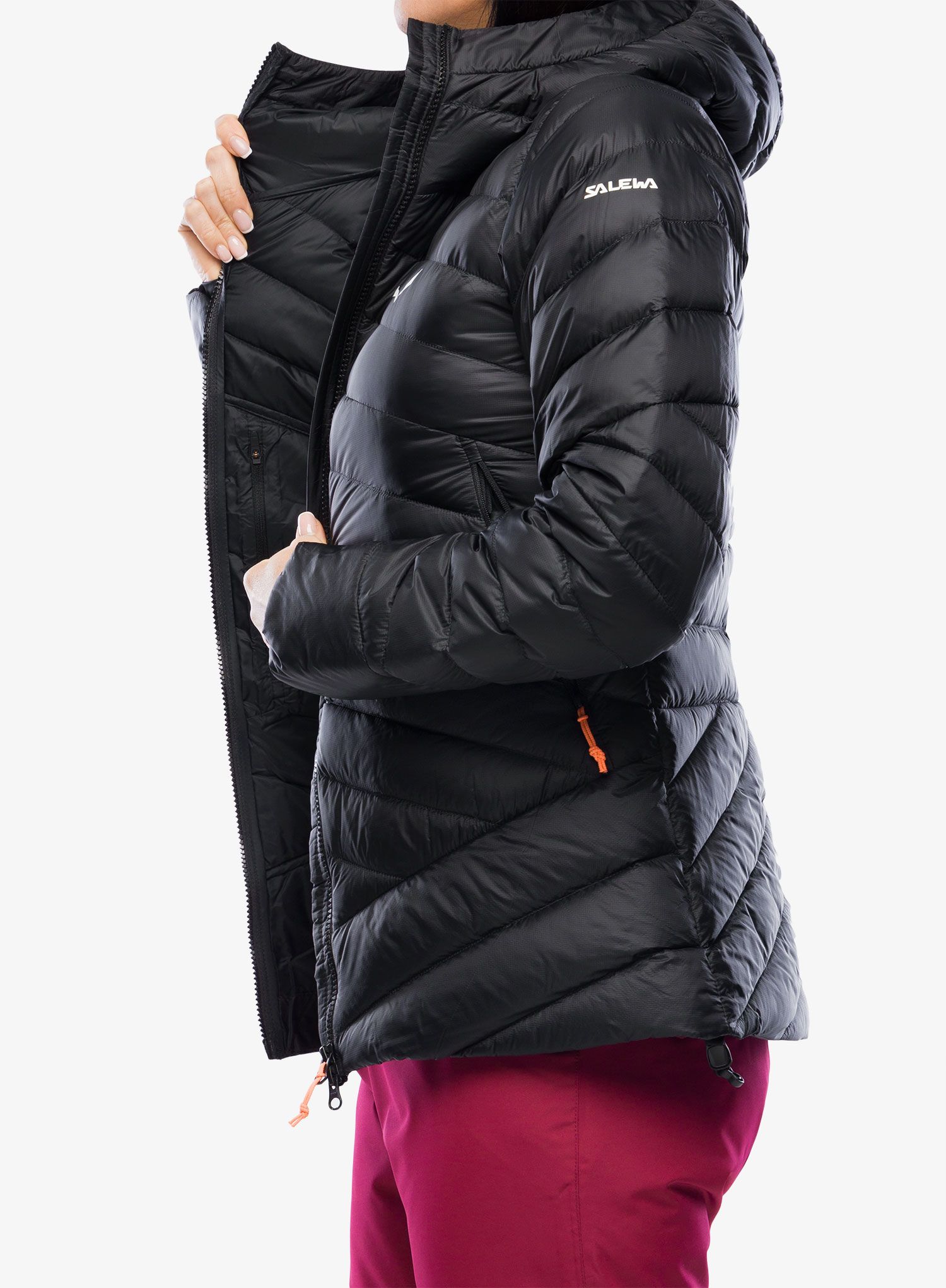 Ženska puhovka Salewa Ortles Med 3 RDS Dwn Jacket - black