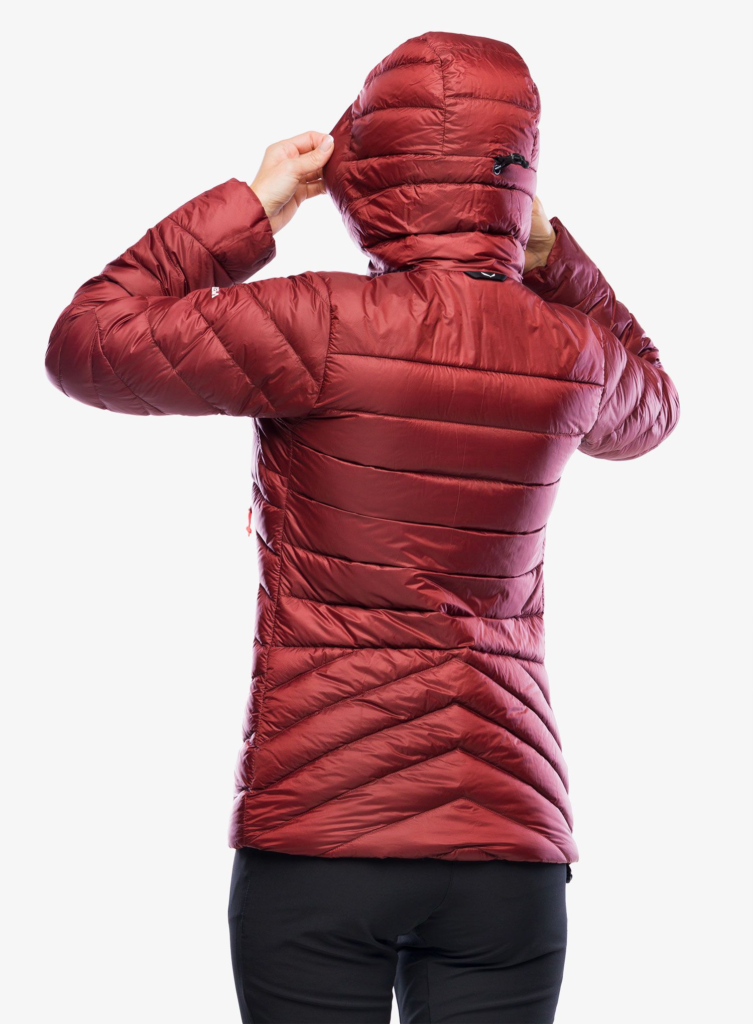 Ženska puhovka Salewa Ortles Med 3 RDS Dwn Jacket - syrah/syrah
