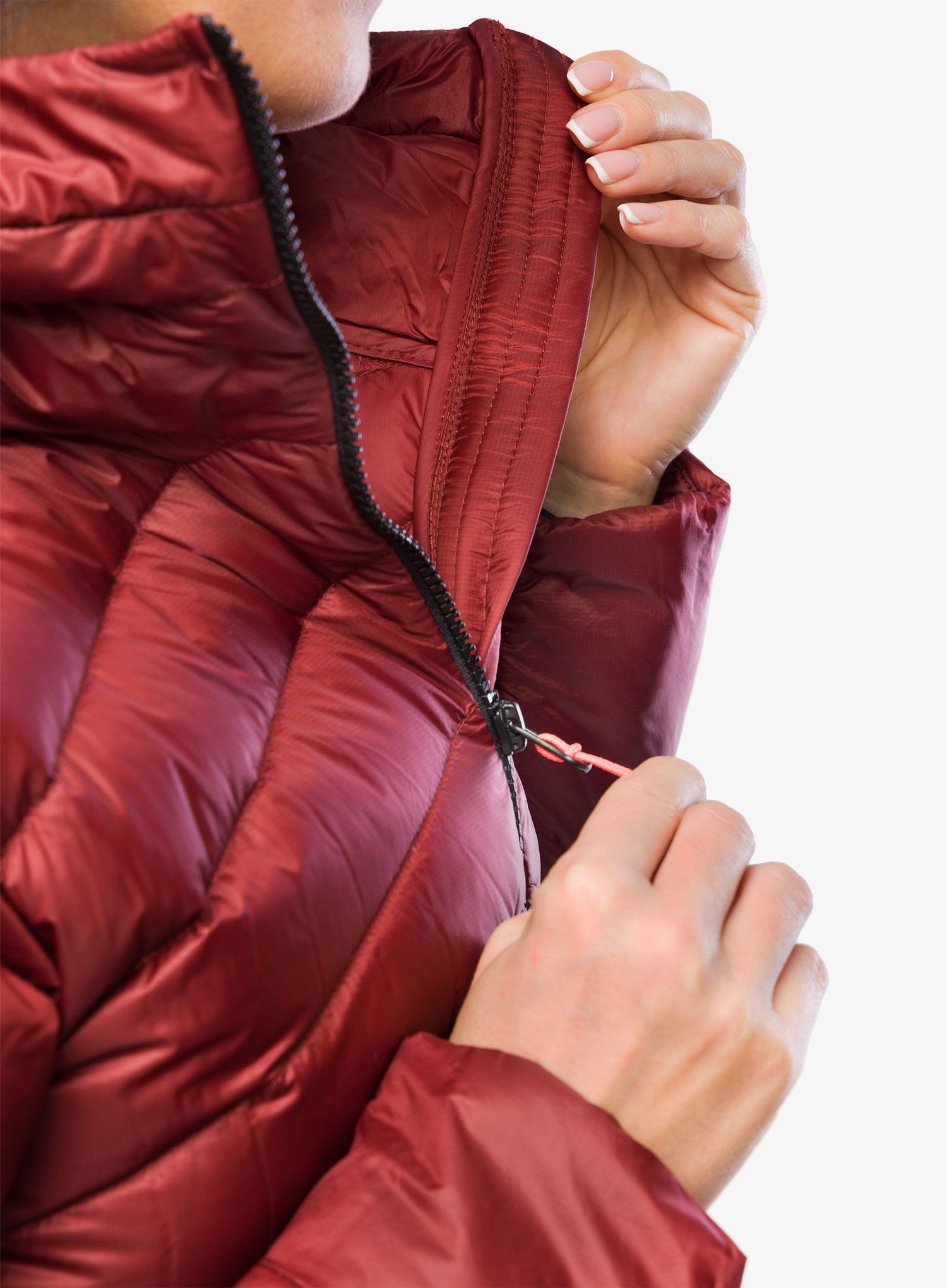 Ženska puhovka Salewa Ortles Med 3 RDS Dwn Jacket - syrah/syrah