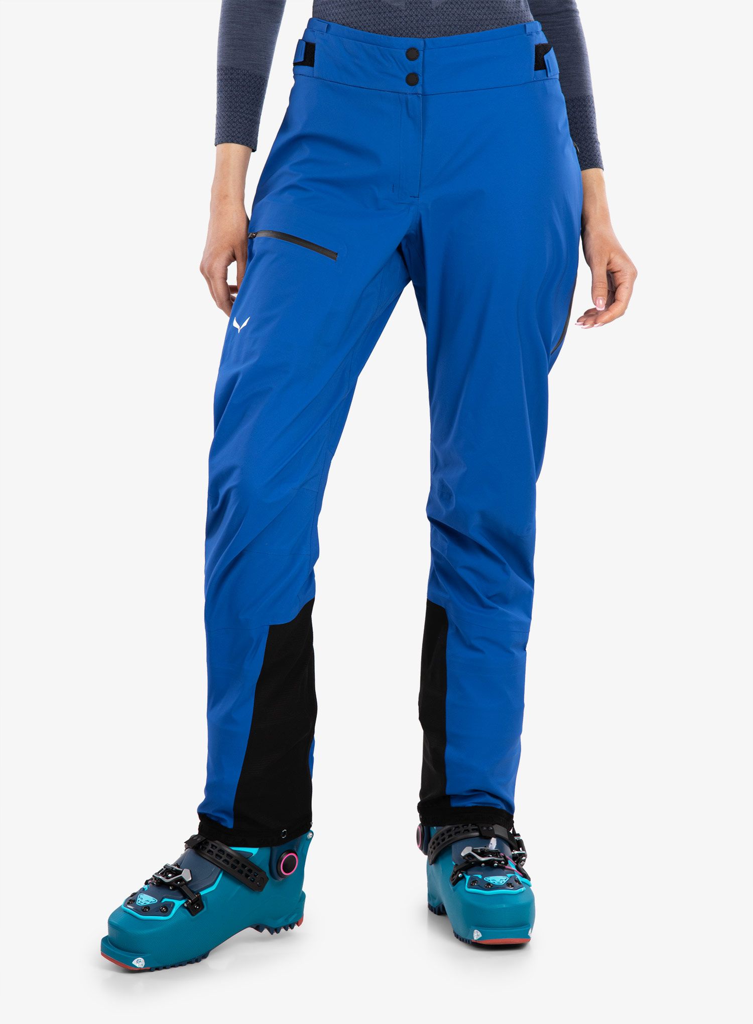 Ženske turno smučarske hlače Salewa Ortles PTX 3L Pants - electric