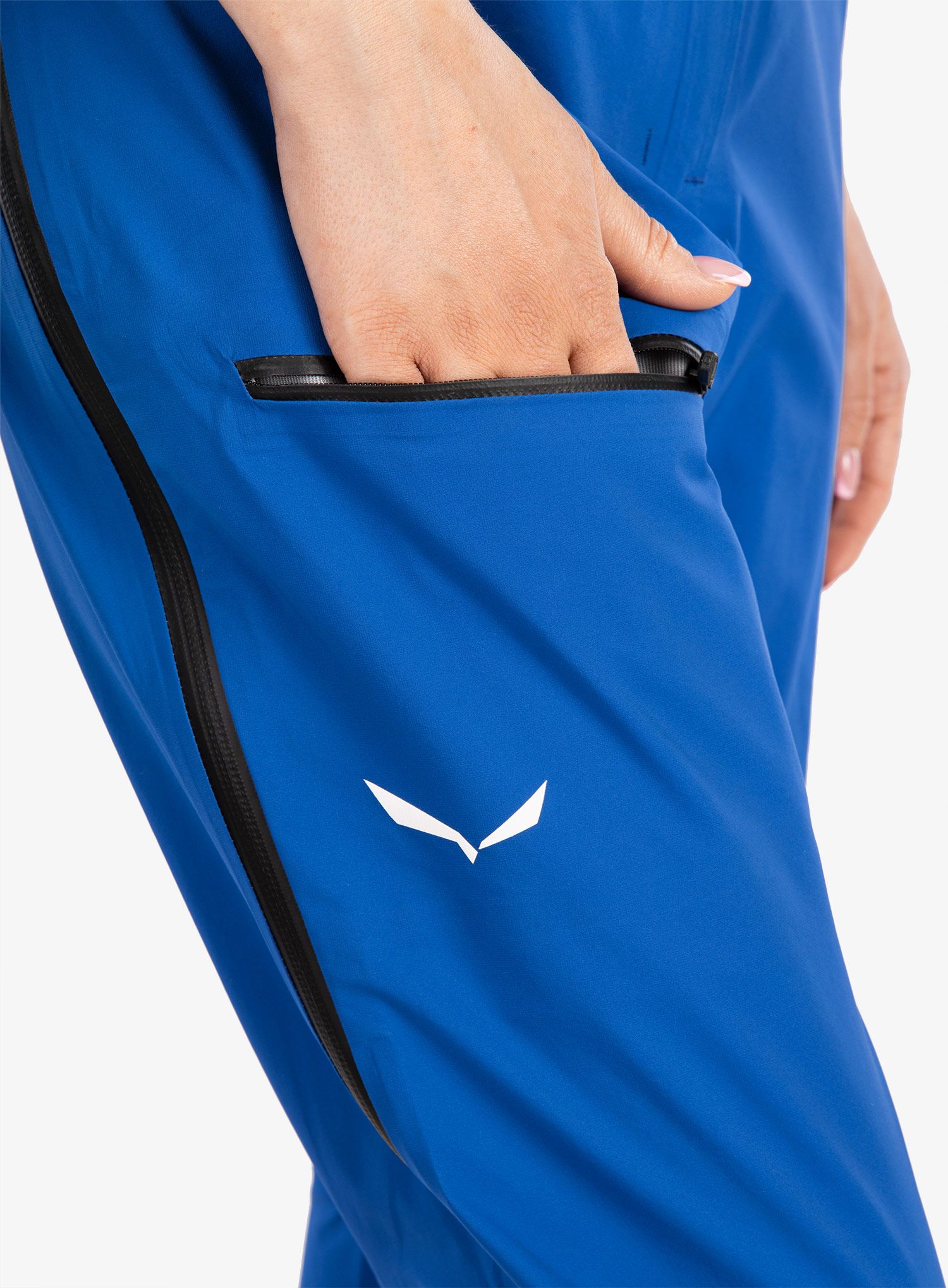 Ženske turno smučarske hlače Salewa Ortles PTX 3L Pants - electric
