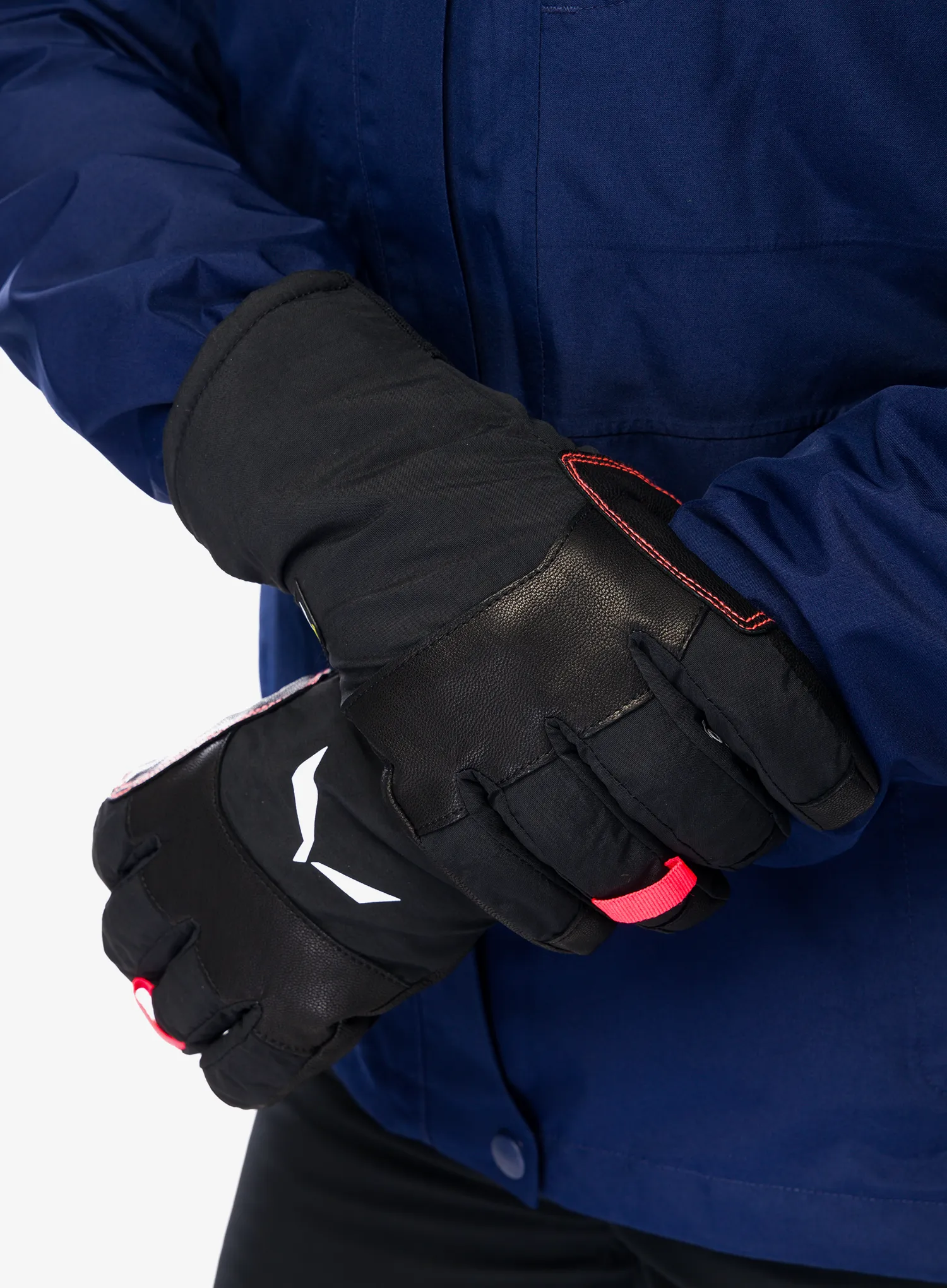 Ženske rokavice Salewa Ortles TirolWool Gloves - black out