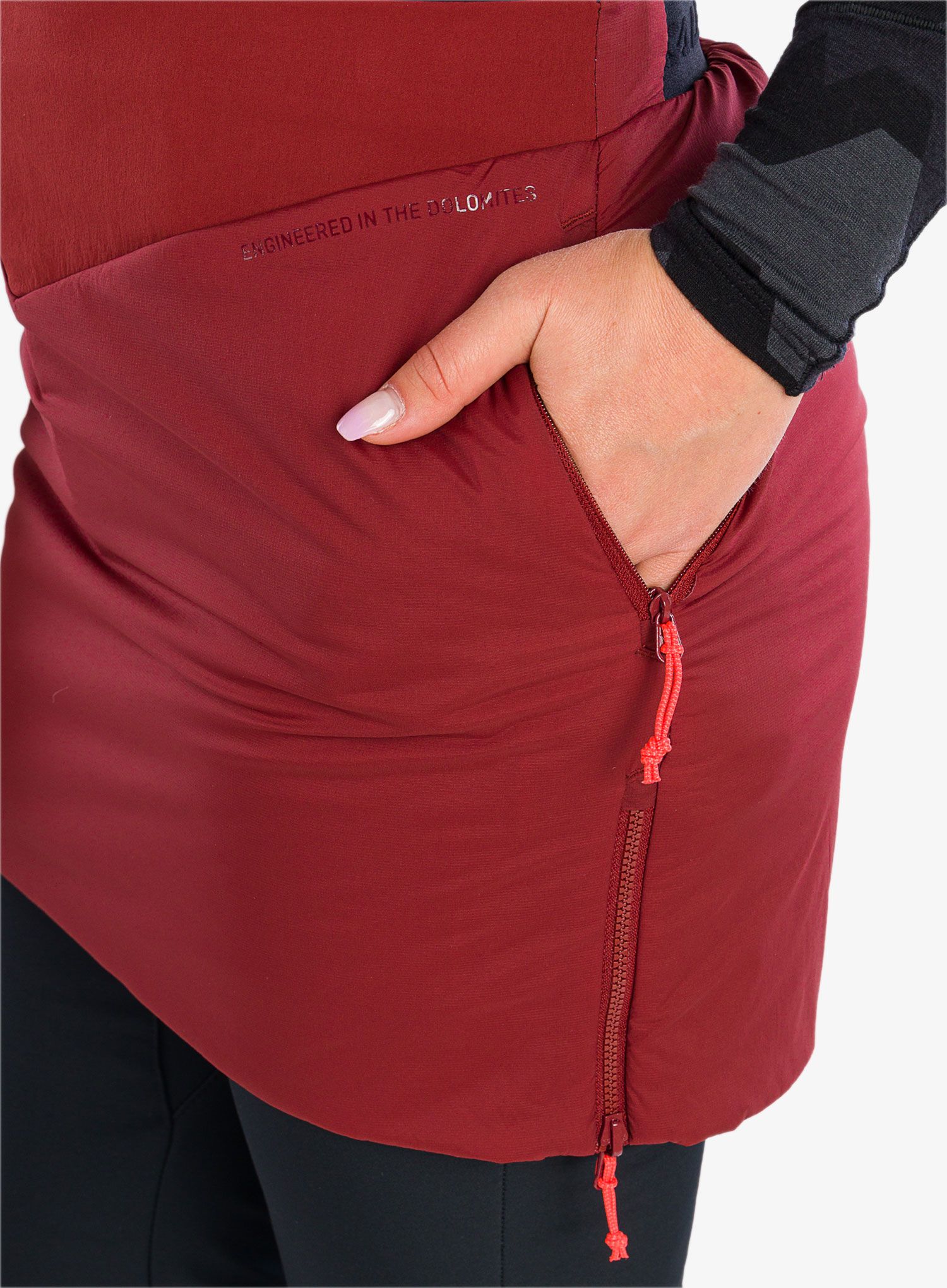 Podloženo krilo Salewa Ortles Twr Stretch Skirt - syrah/black out