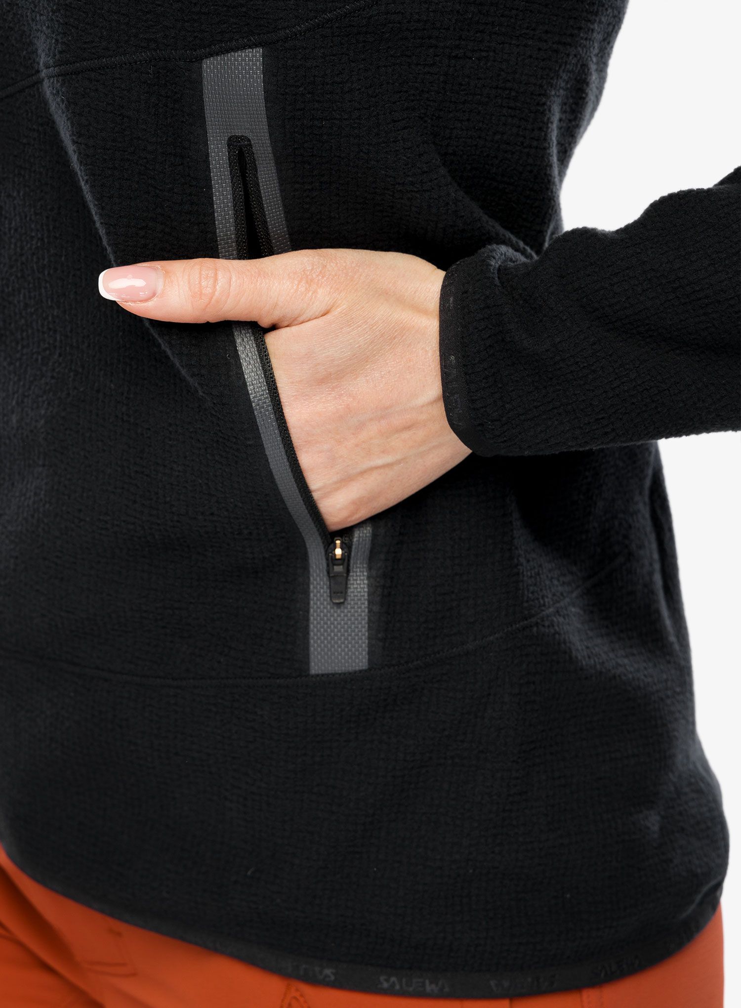 Ženska jopica z zadrgo Salewa Paganella Jacket - black out