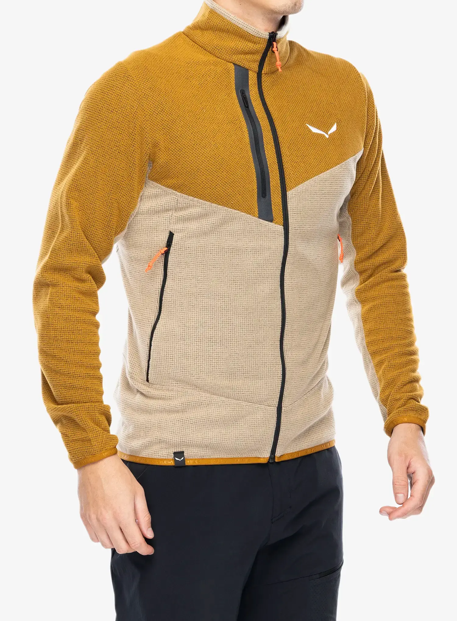 Flis Salewa Paganella Jacket  - brown/quicksand