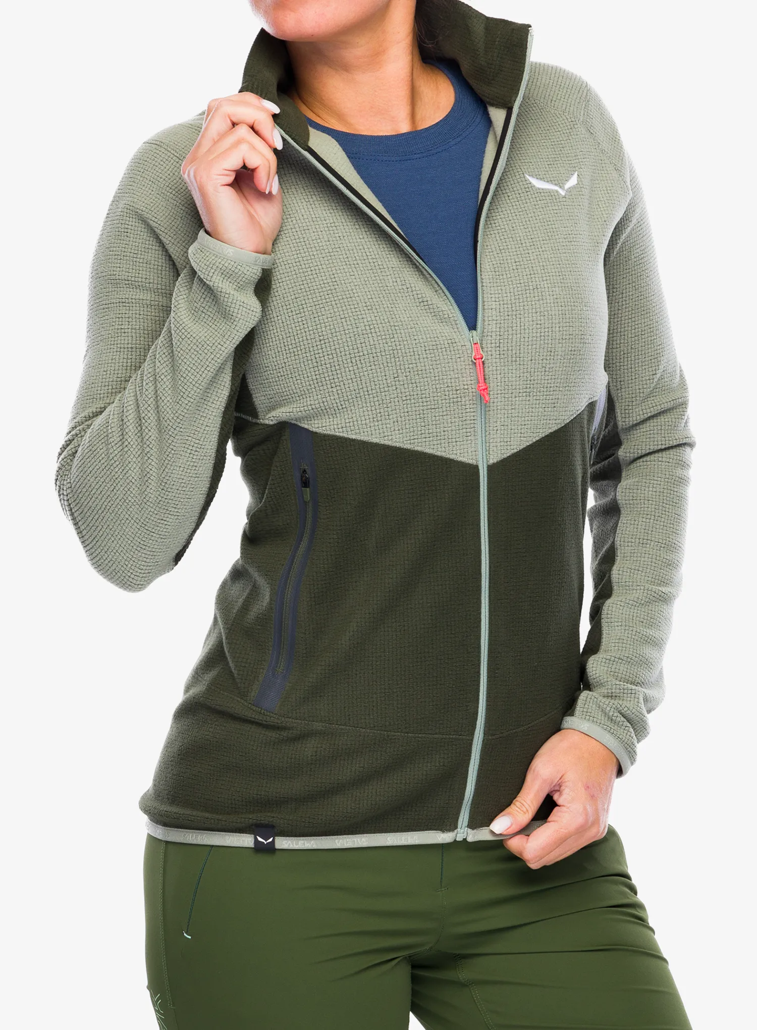 Ženska jopica z zadrgo Salewa Paganella Jacket - shadow