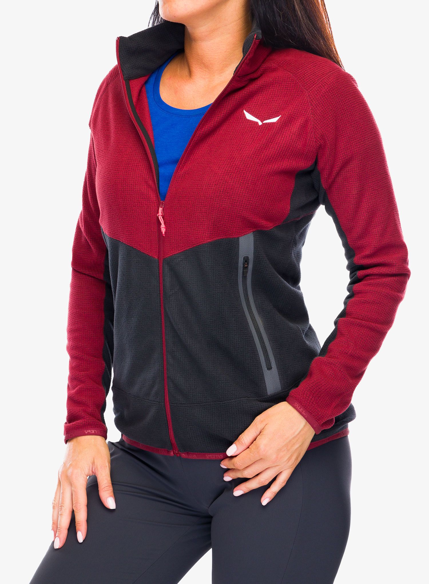 Ženska jopica Salewa Paganella Jacket - syrah/black out