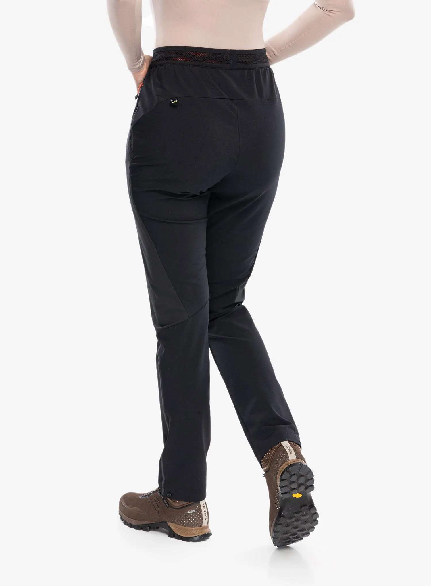 Ženske pohodniške hlače Salewa Pedroc 2 DST Hyb Pant - black out