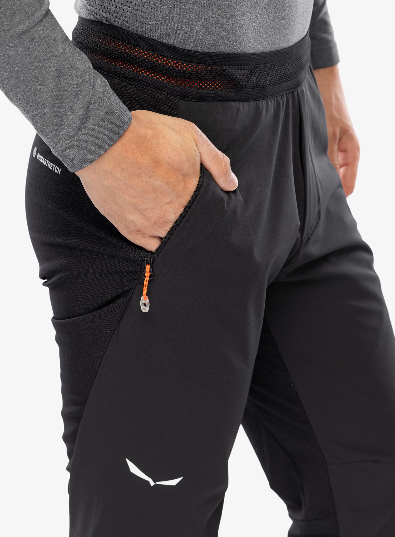 Pohodniške hlače Salewa Pedroc 2 DST Hyb Pant - black out