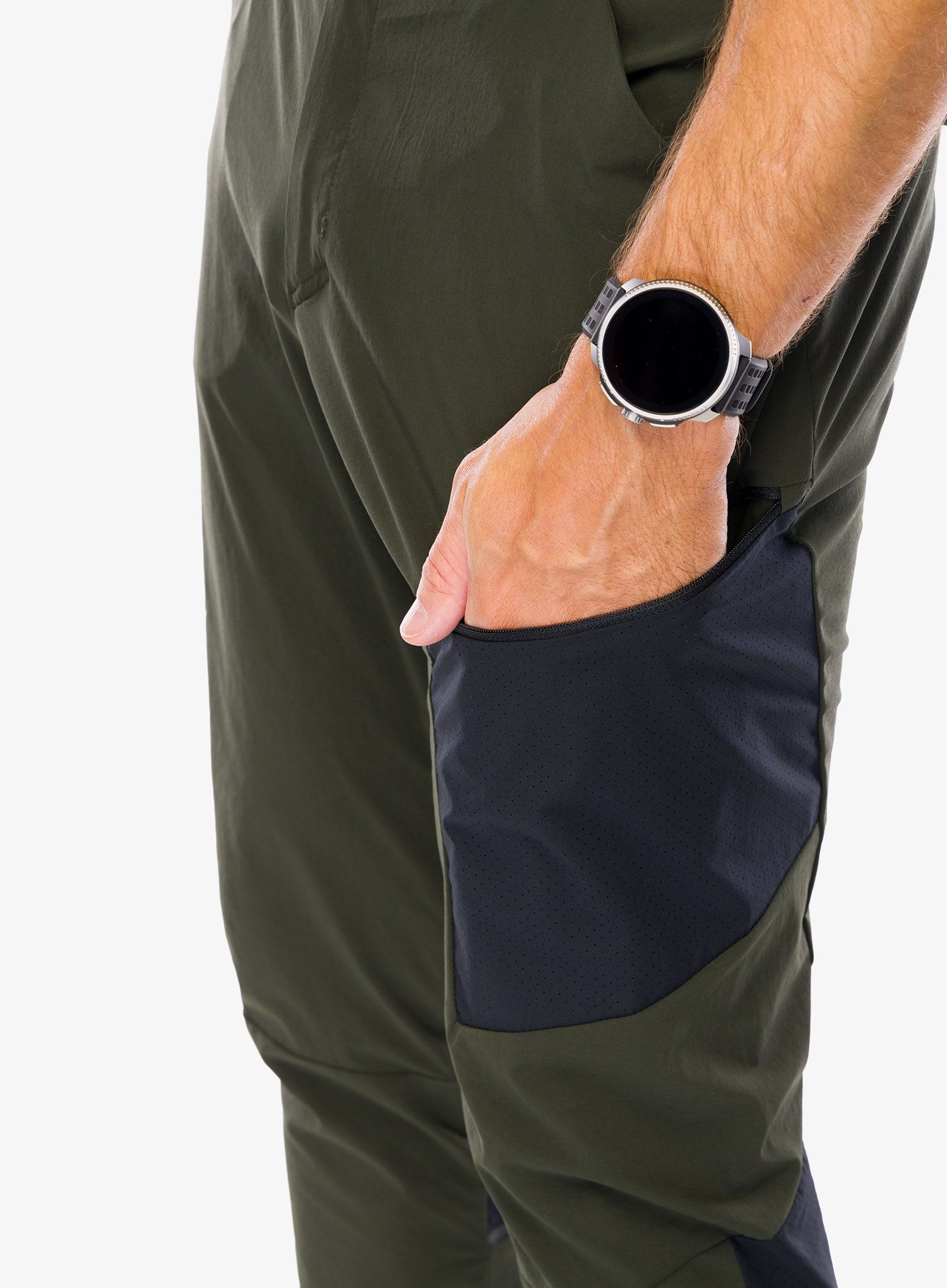 Pohodniške hlače Salewa Pedroc 2 DST Light Pant - dark olive