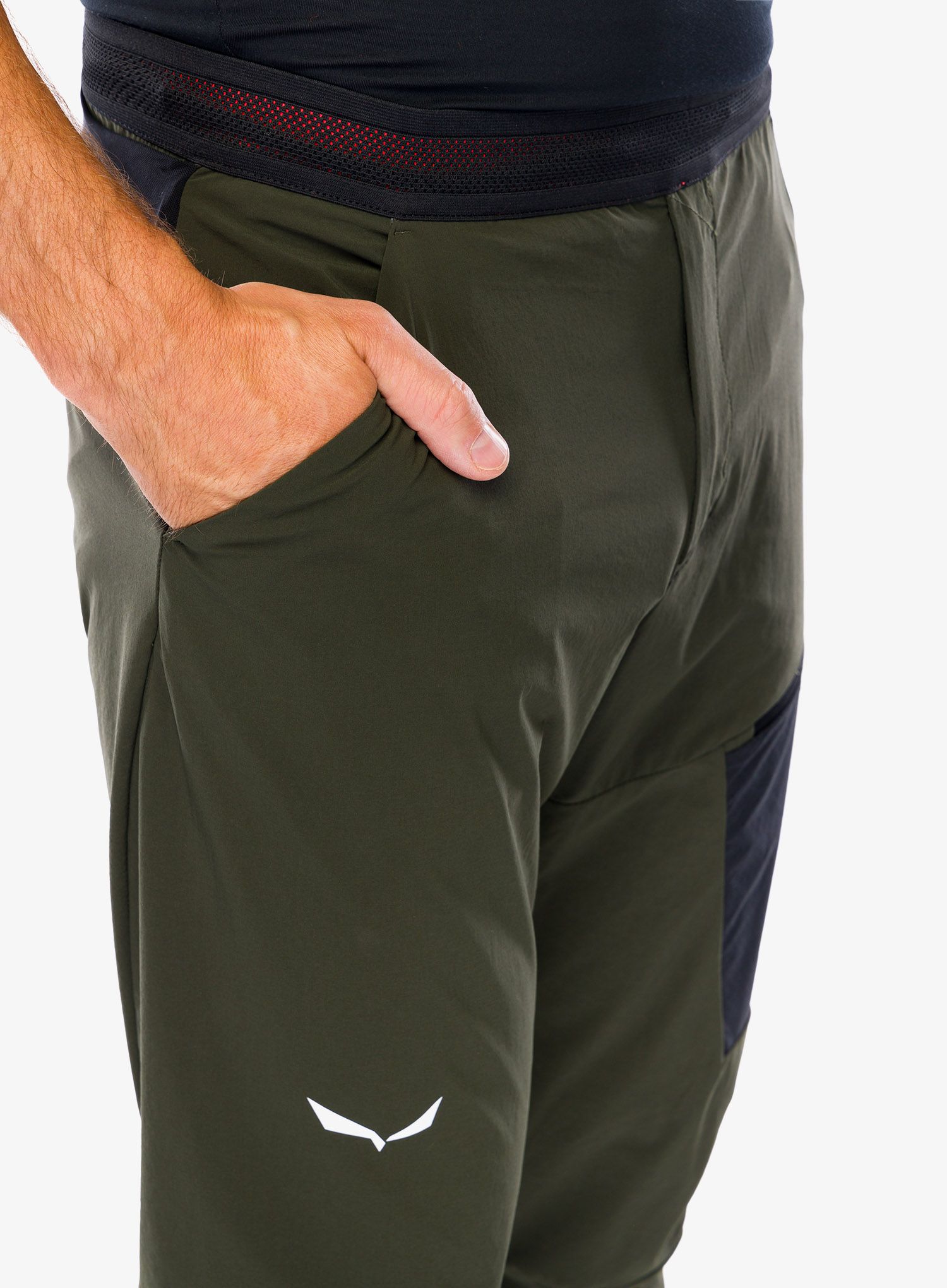 Pohodniške hlače Salewa Pedroc 2 DST Light Pant - dark olive