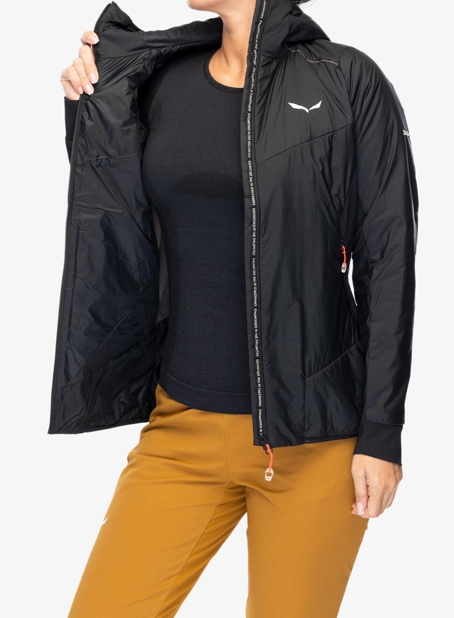 Ženska hibridna jakna Salewa Pedroc 2 TWR Hyb Jacket - black out