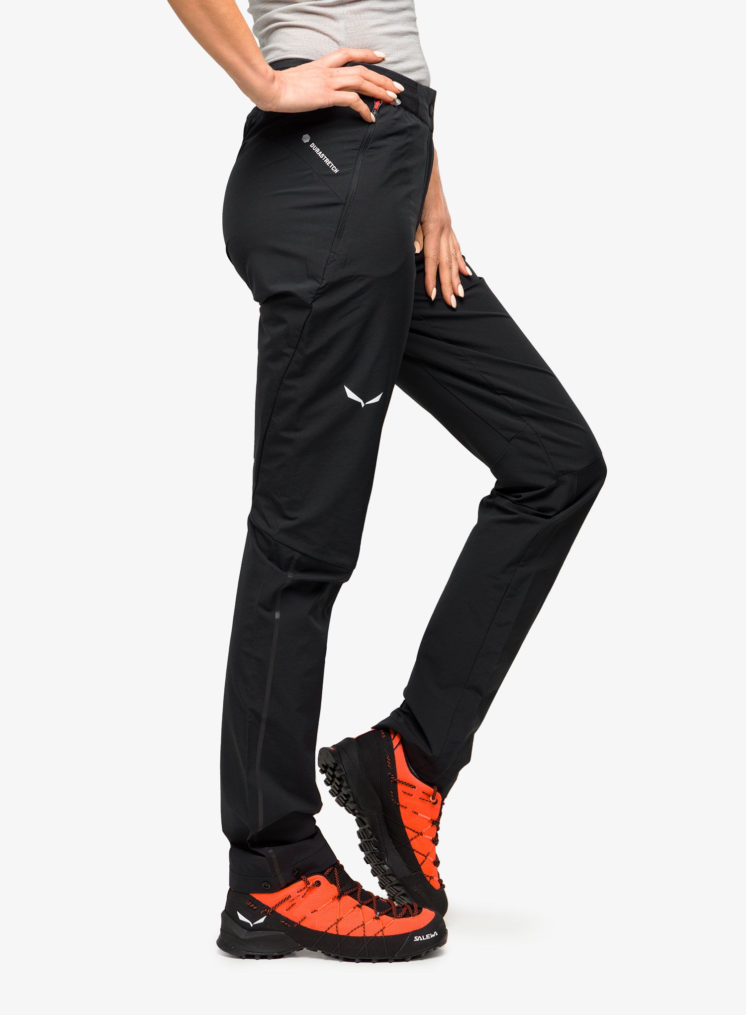 Ženske hlače Salewa Pedroc 4 DST Regular Pant - black out