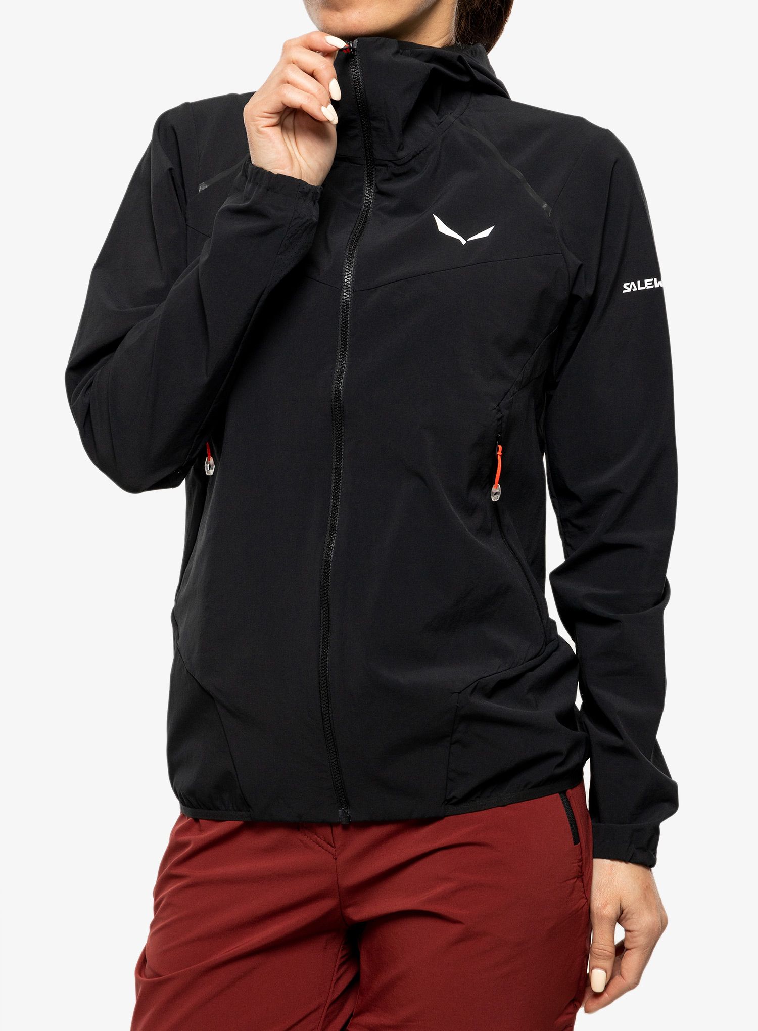 Ženska softshell jakna Salewa Pedroc DST Light Jacket - black out