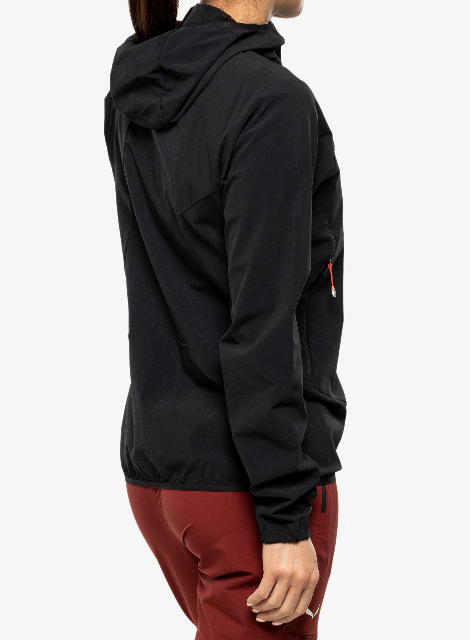 Ženska softshell jakna Salewa Pedroc DST Light Jacket - black out