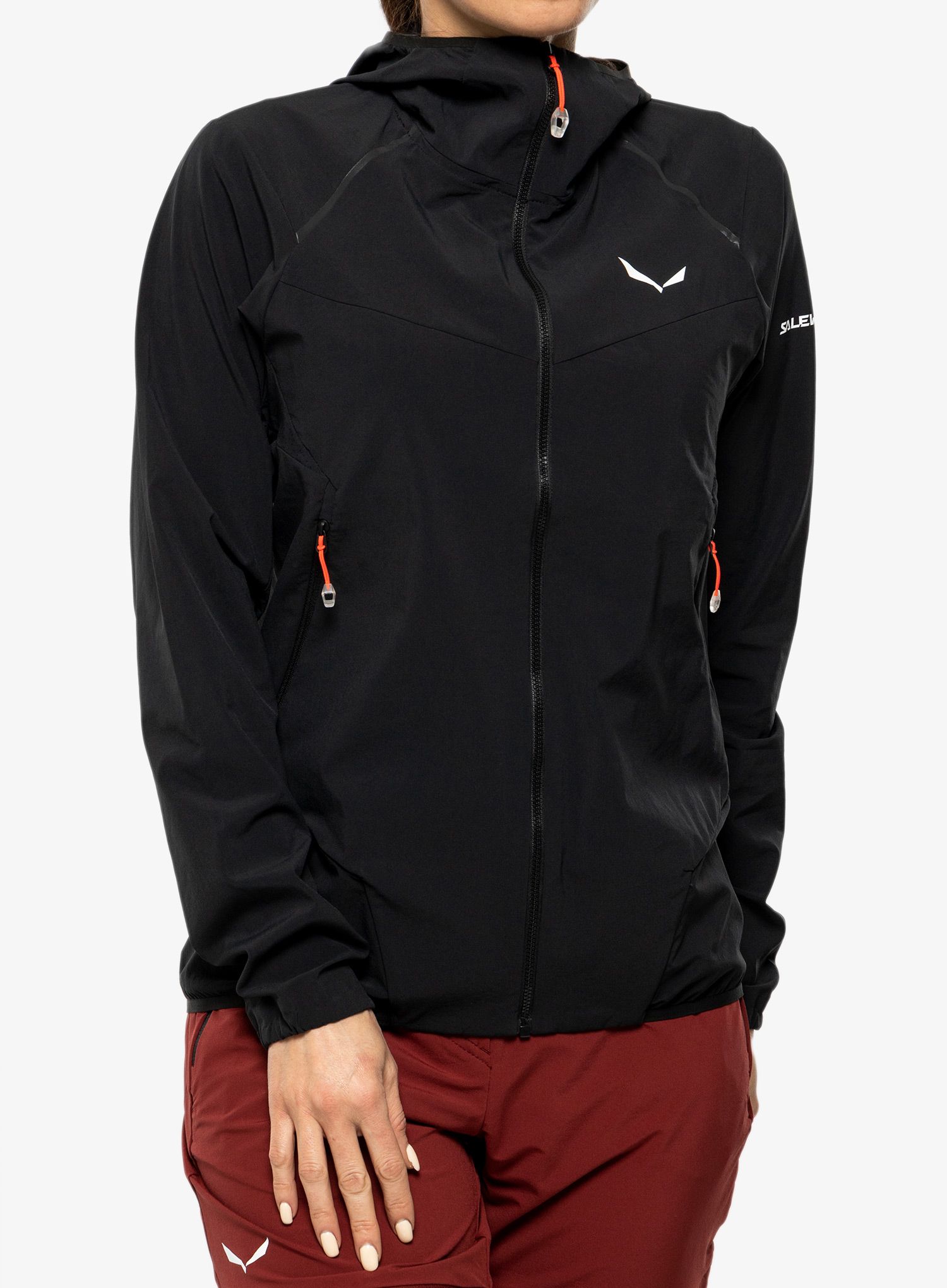 Ženska softshell jakna Salewa Pedroc DST Light Jacket - black out