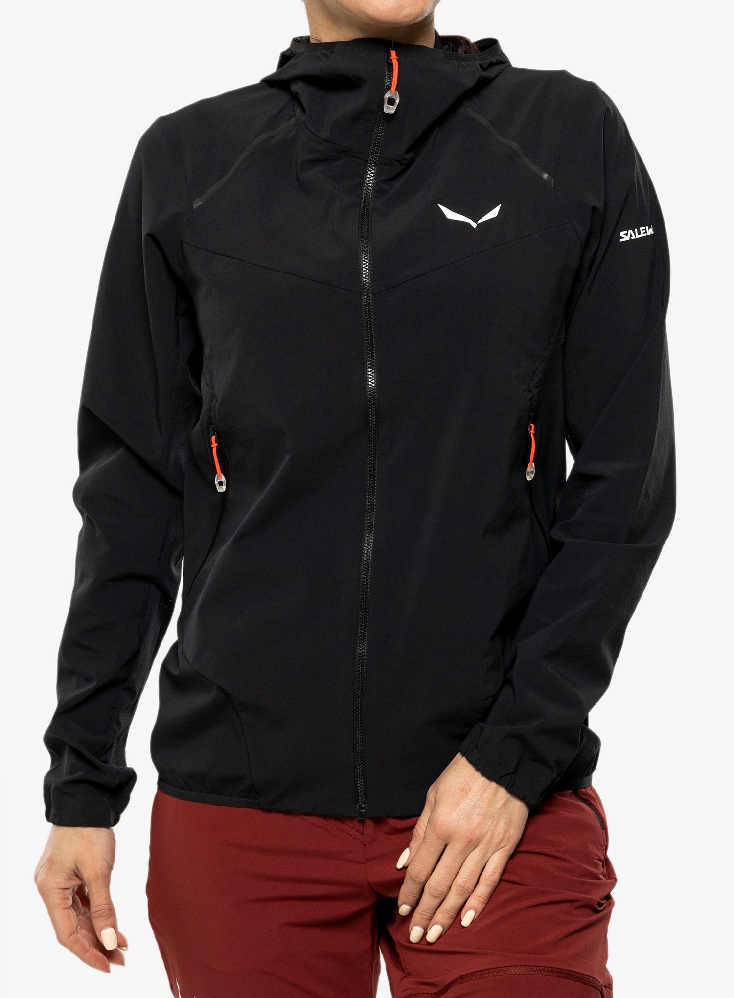 Ženska softshell jakna Salewa Pedroc DST Light Jacket - black out