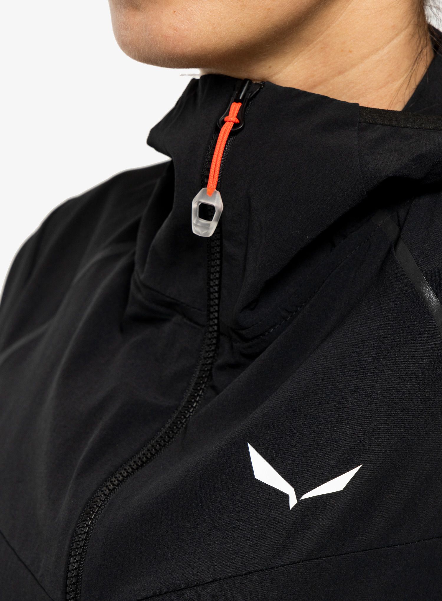 Ženska softshell jakna Salewa Pedroc DST Light Jacket - black out