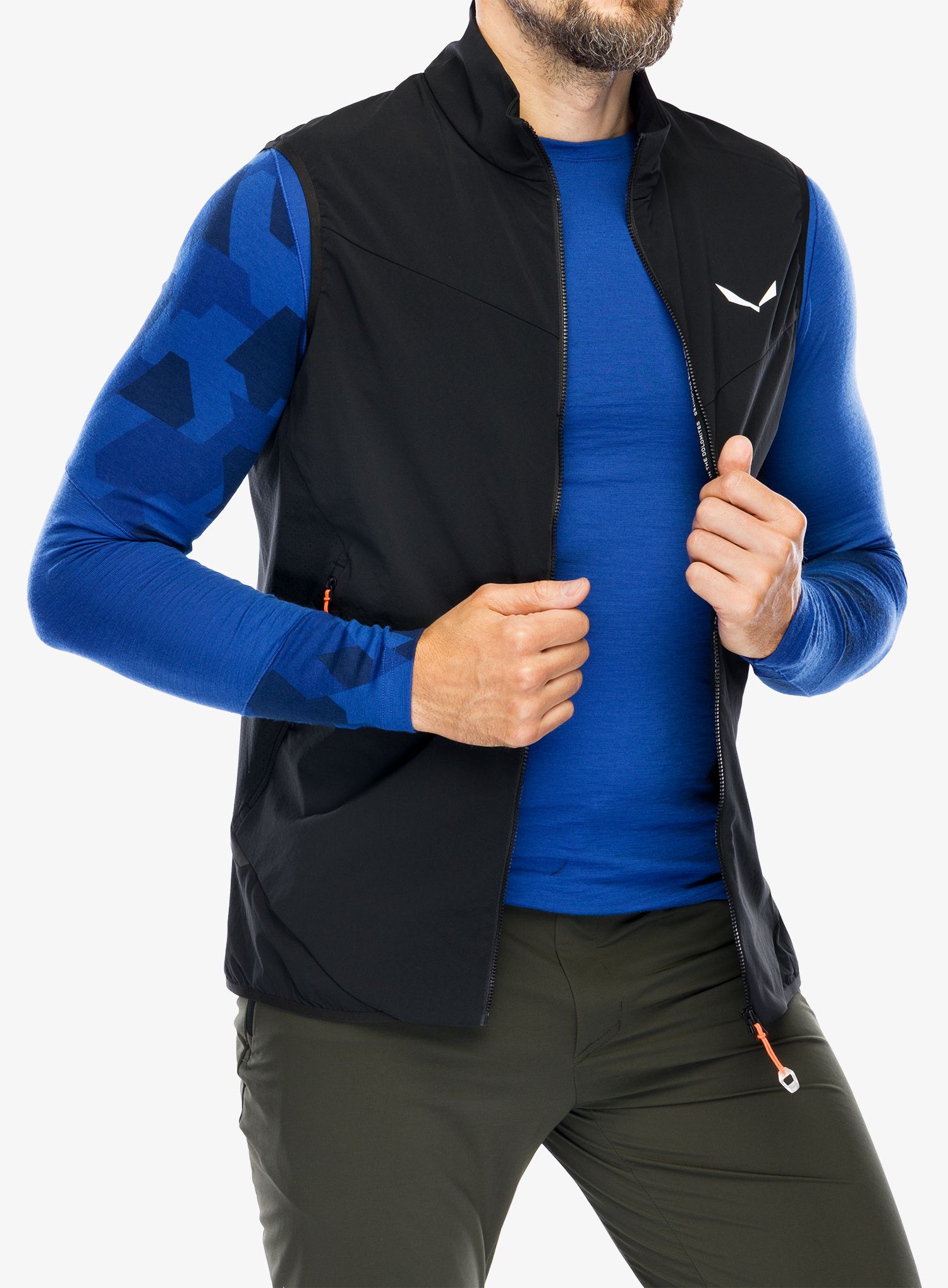 Brezrokavnik Salewa Pedroc DST Light Vest - black out
