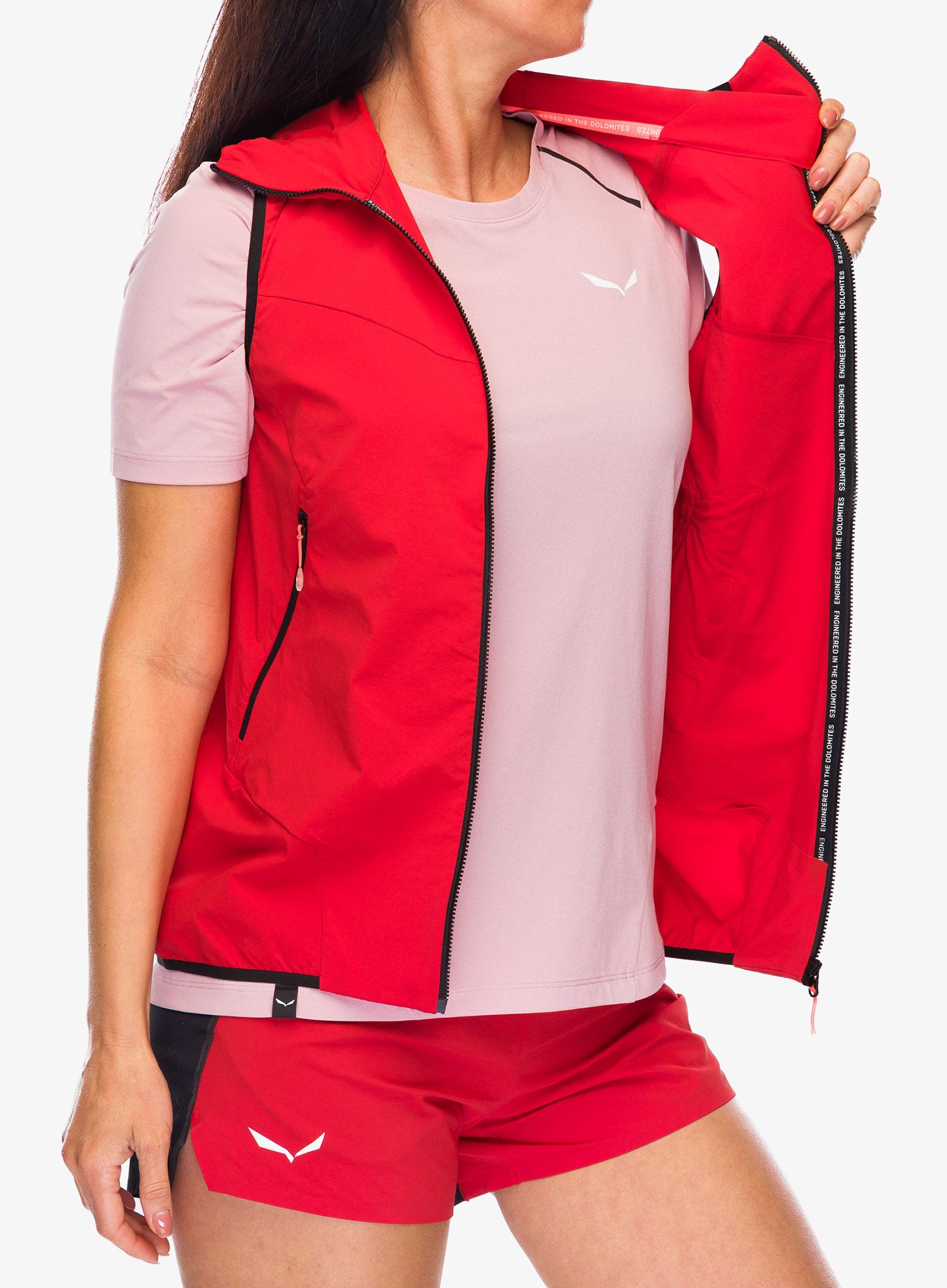Ženski brezrokavnik Salewa Pedroc DST Light Vest - flame