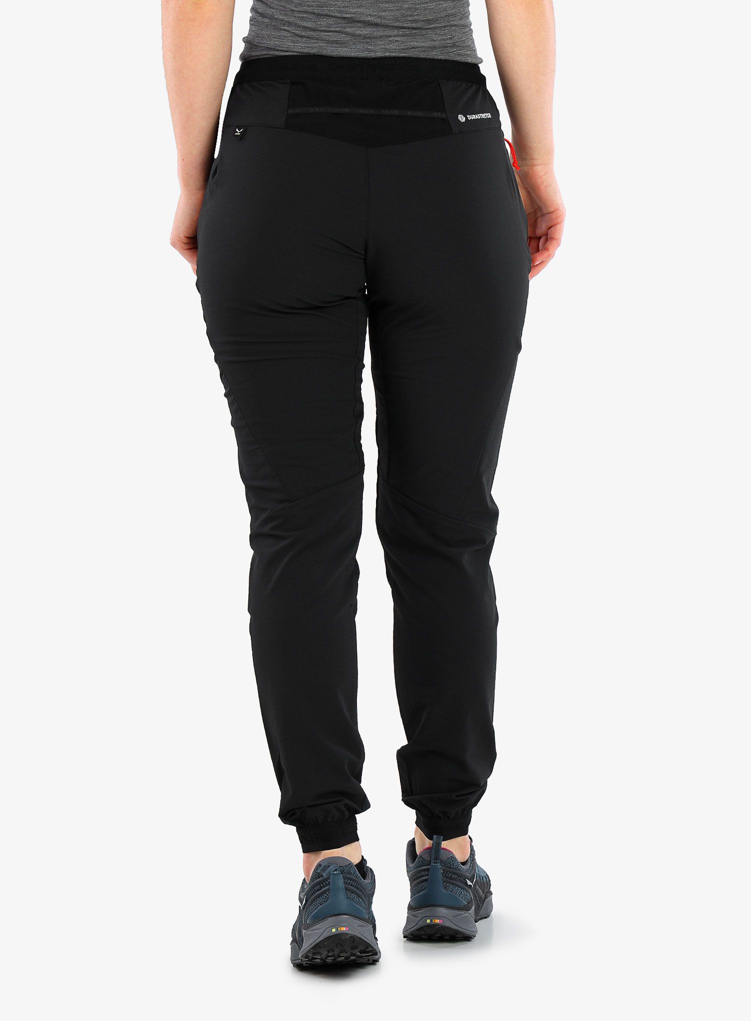 Ženske pohodniške hlače Salewa Pedroc DST WO Pants - black out
