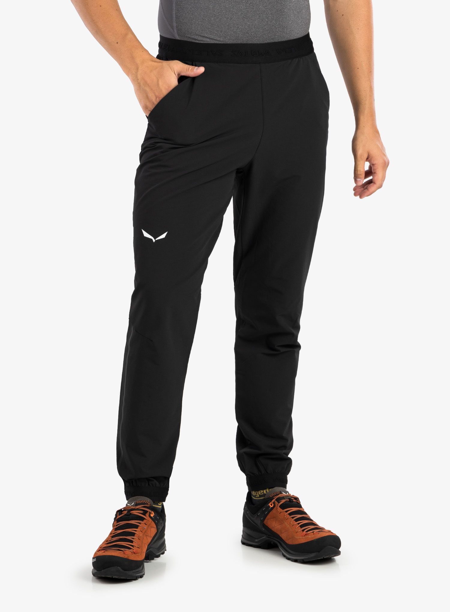 Pohodniške hlače Salewa Pedroc DST WO Pants - black out