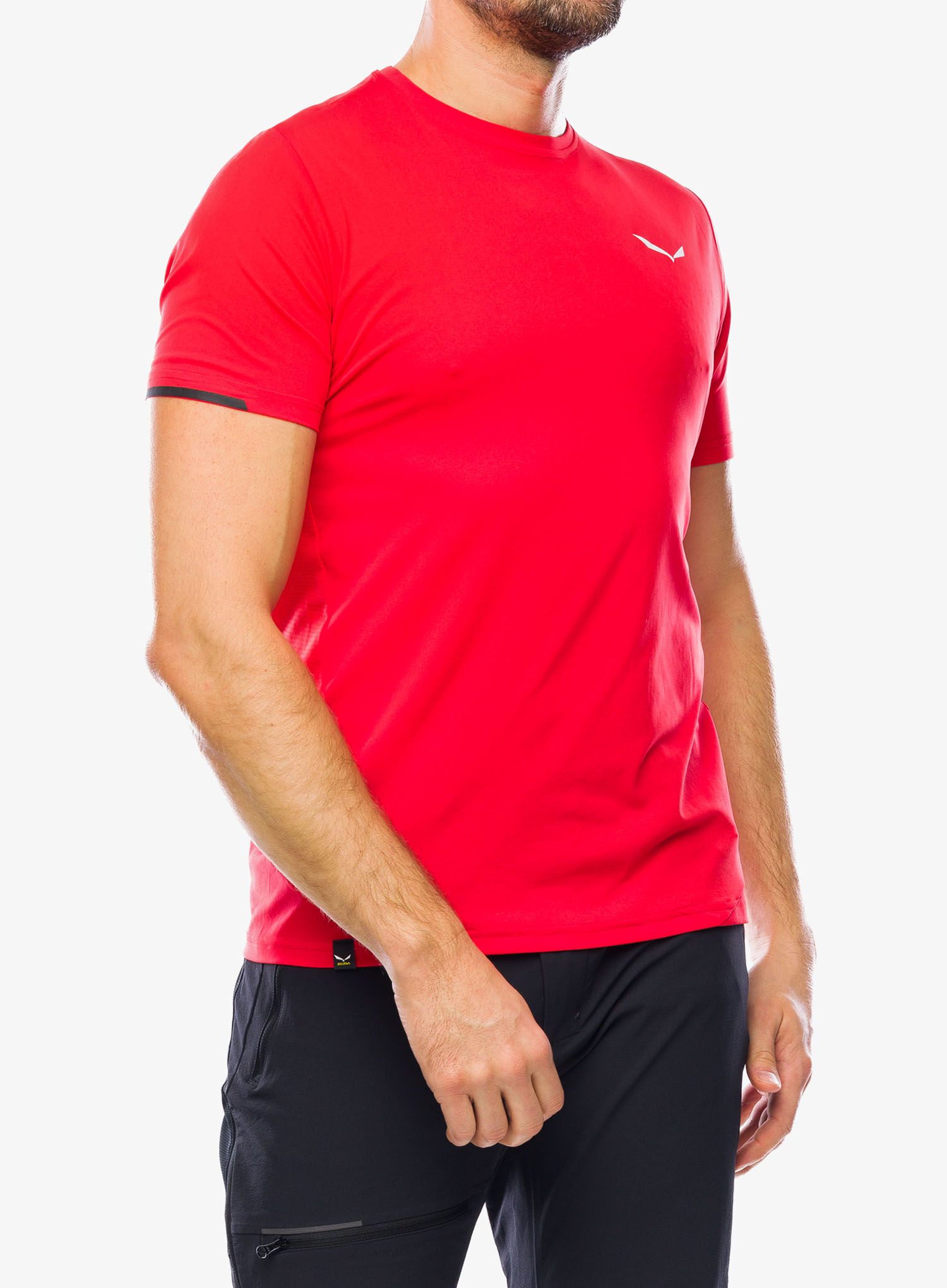 Športna majica Salewa Pedroc Dry Hyb T-Shirt - flame