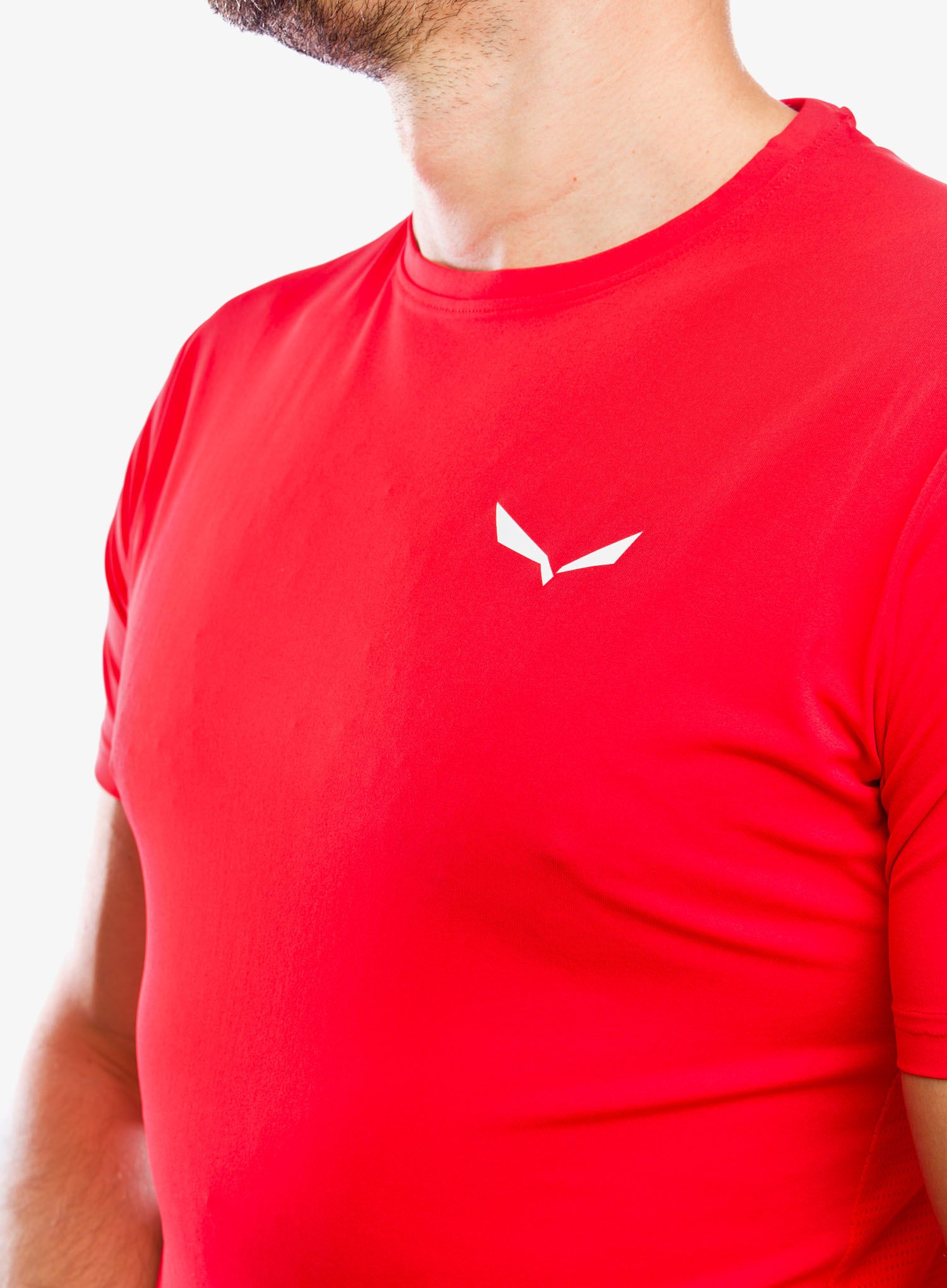 Športna majica Salewa Pedroc Dry Hyb T-Shirt - flame