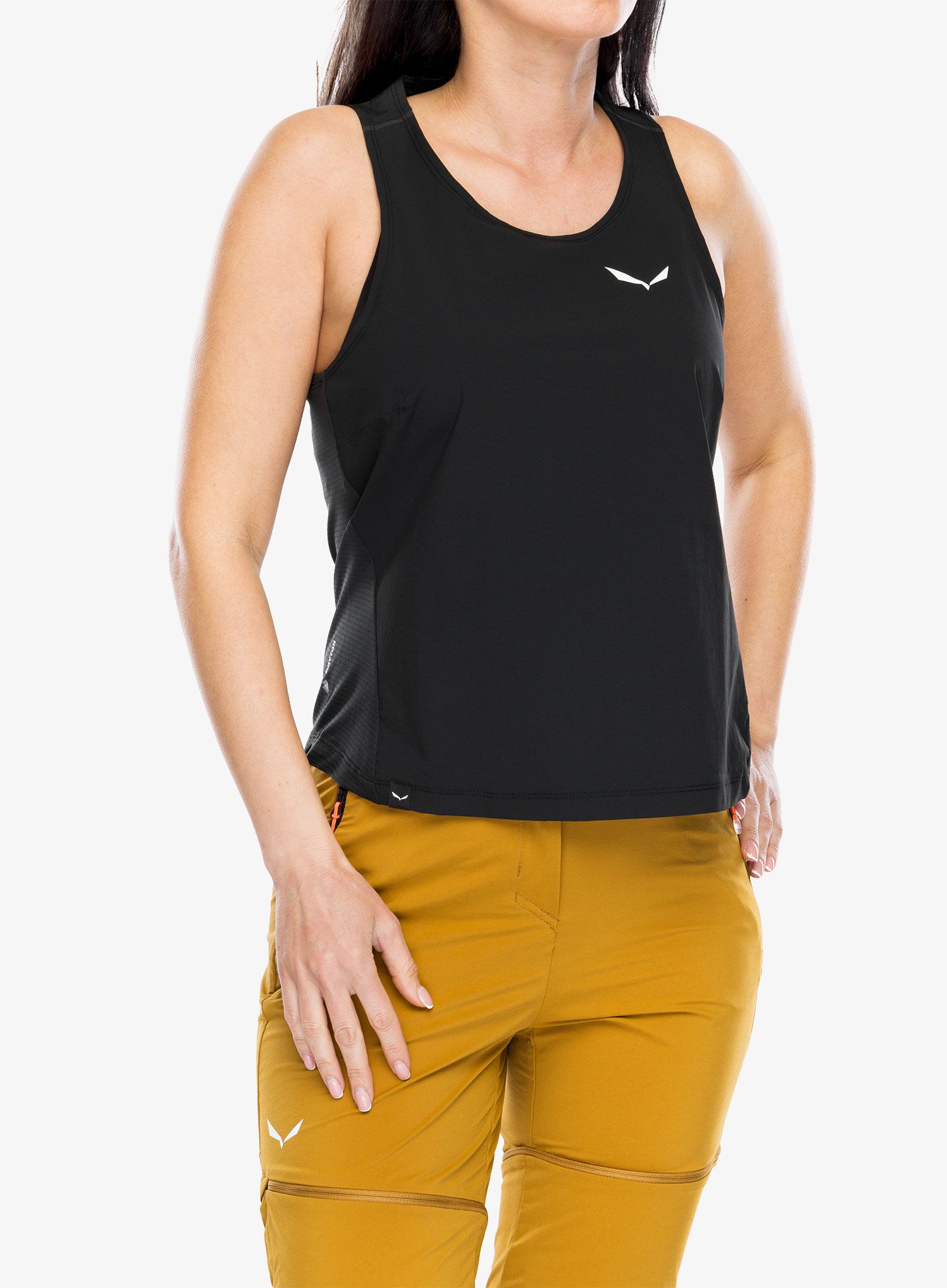 Ženski top Salewa Pedroc Dry Hyb Tankt - black out