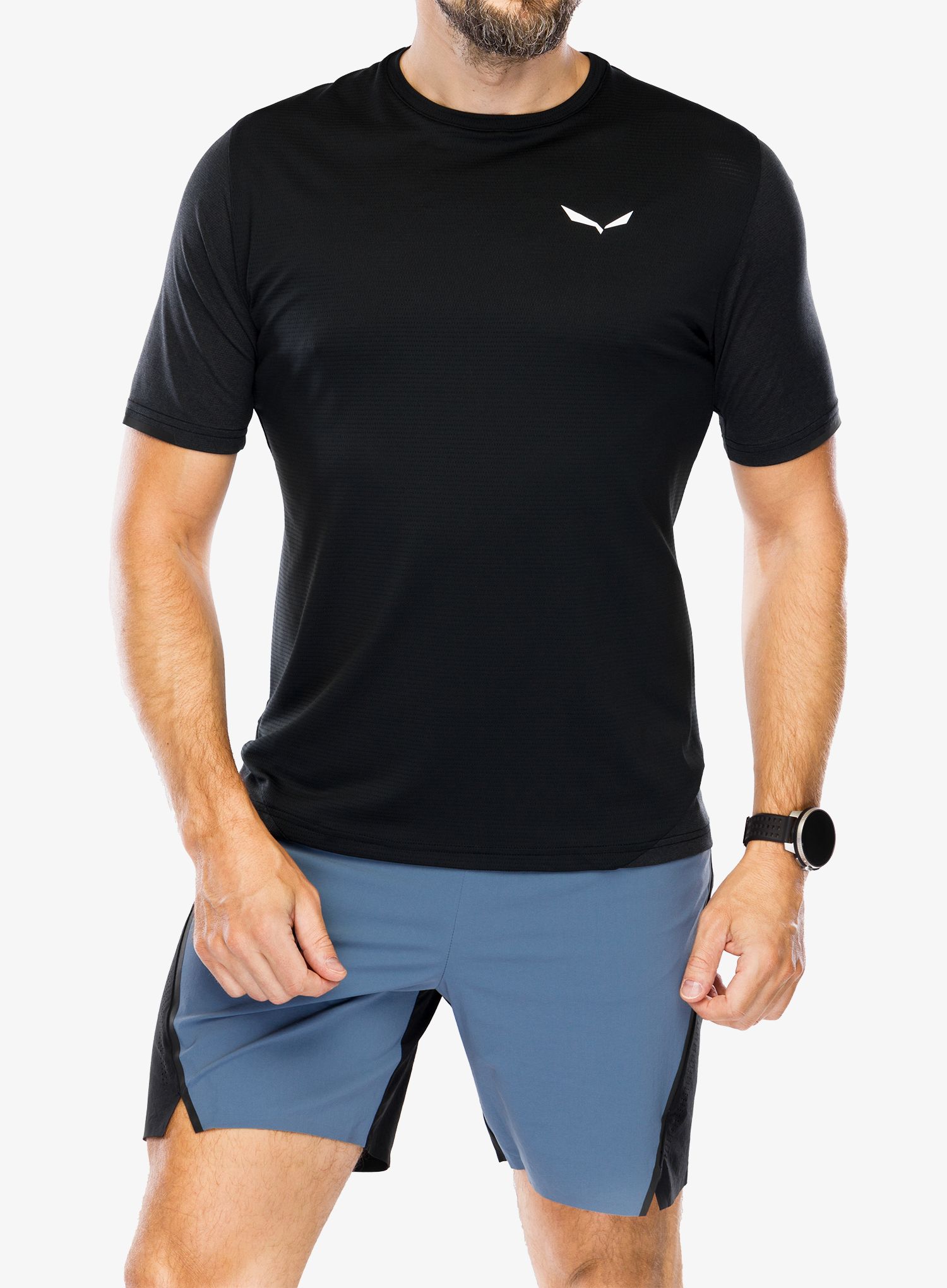 Športna majica Salewa Pedroc Dry Mesh T-Shirt - black out