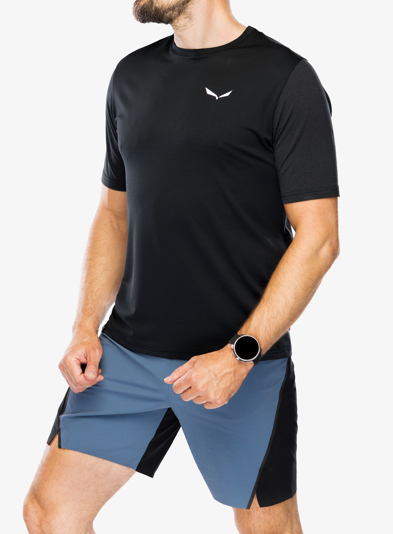 Športna majica Salewa Pedroc Dry Mesh T-Shirt - black out