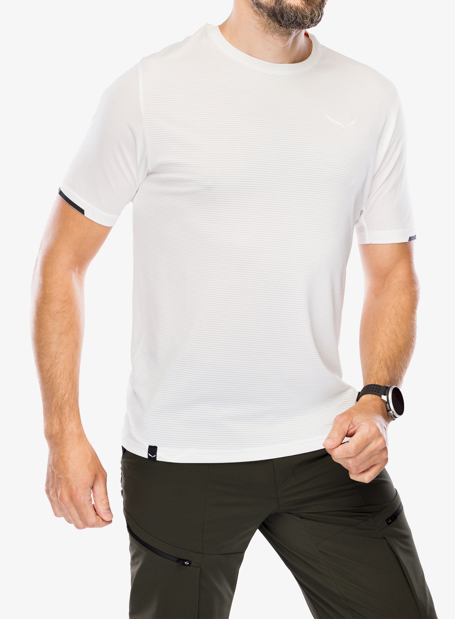 Majica Salewa Pedroc Dry Mesh T-Shirt - white