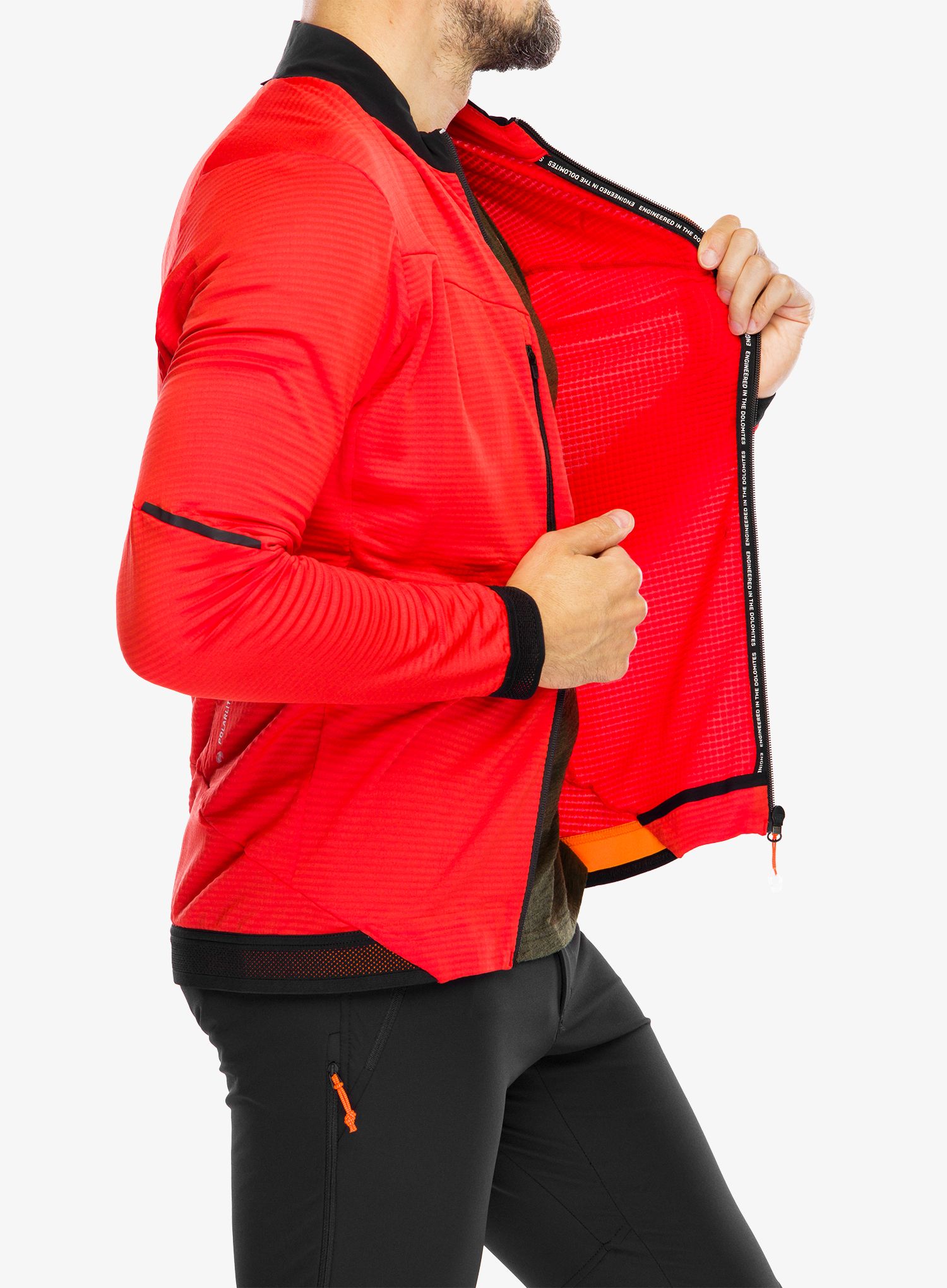 Flis Salewa Pedroc PL 2 Jacket - flame